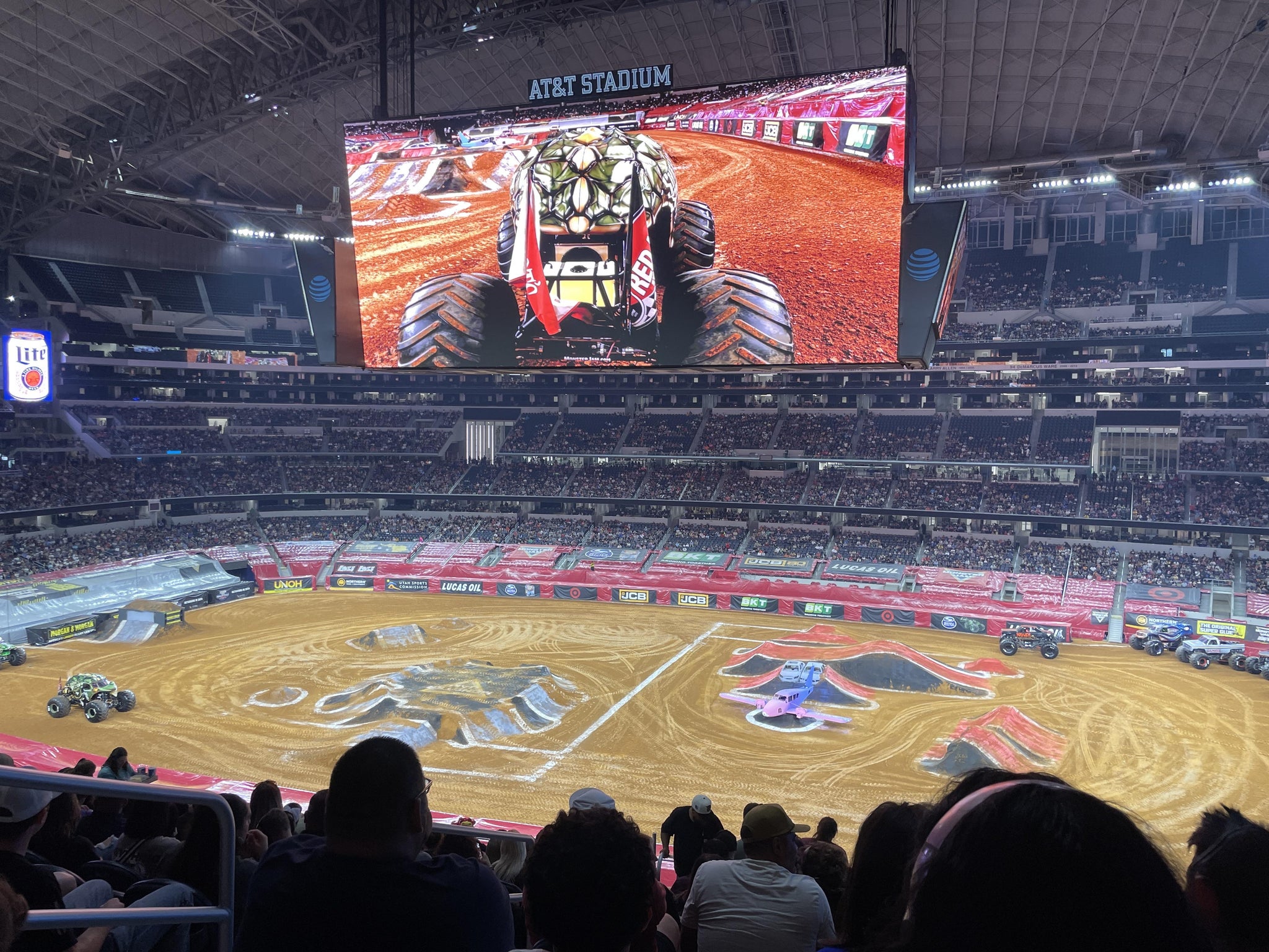 Real Fan View taken from Section C 308 at AT&T Stadium by Loren T