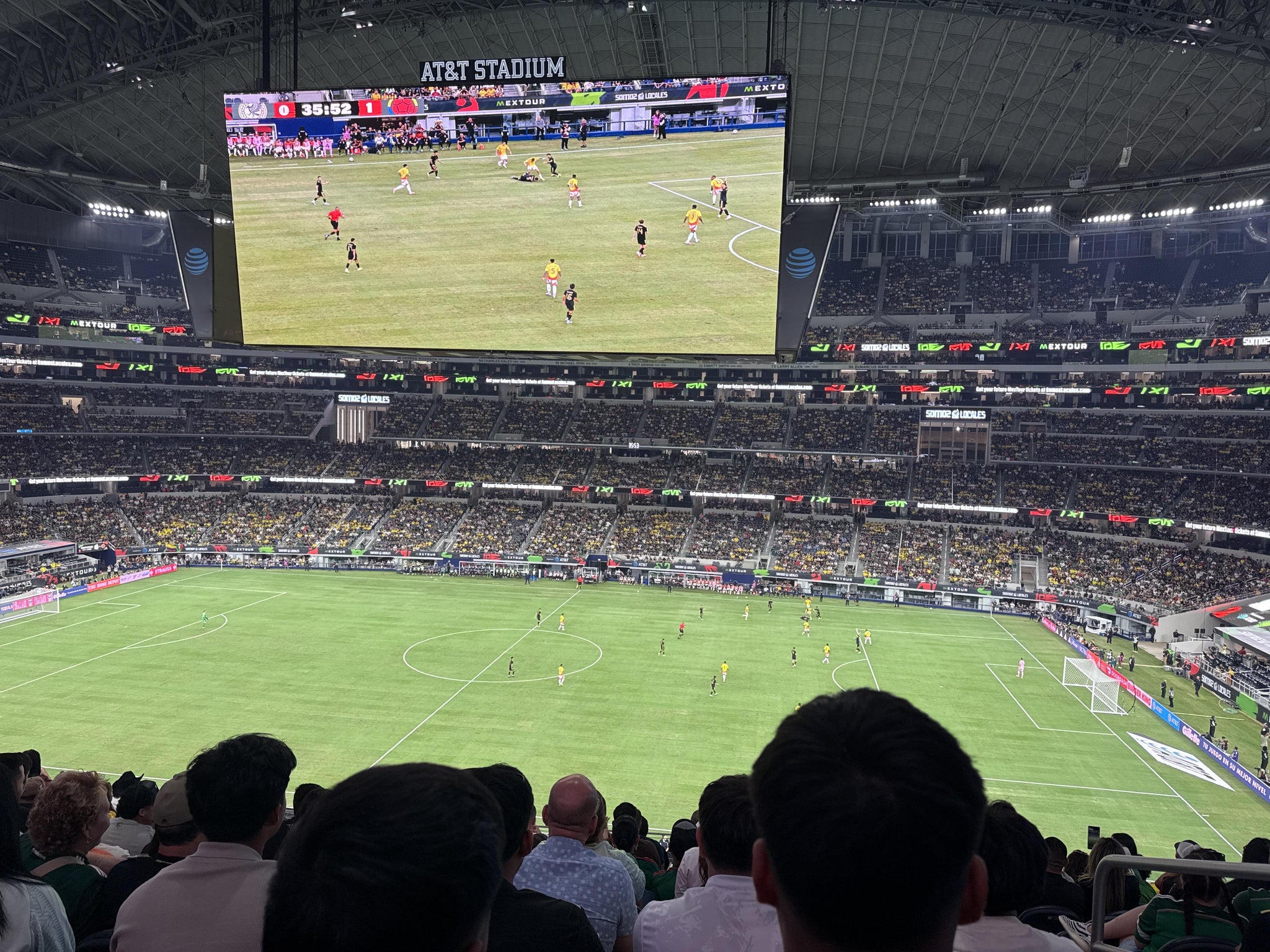 Real Fan View taken from Section C 309 at AT&T Stadium by Cecilia A