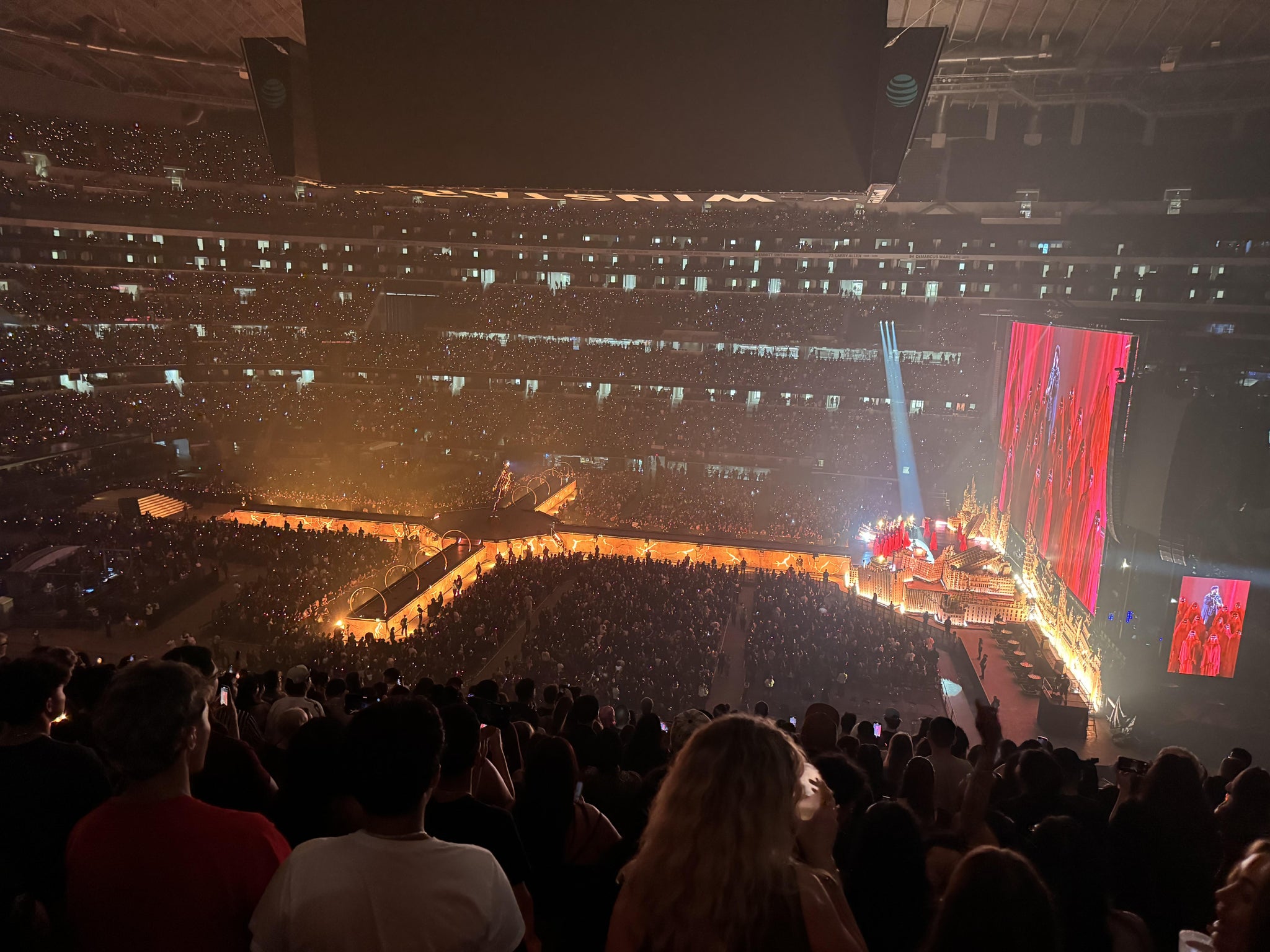 Real Fan View taken from Section C 309 at AT&T Stadium by Leslie C