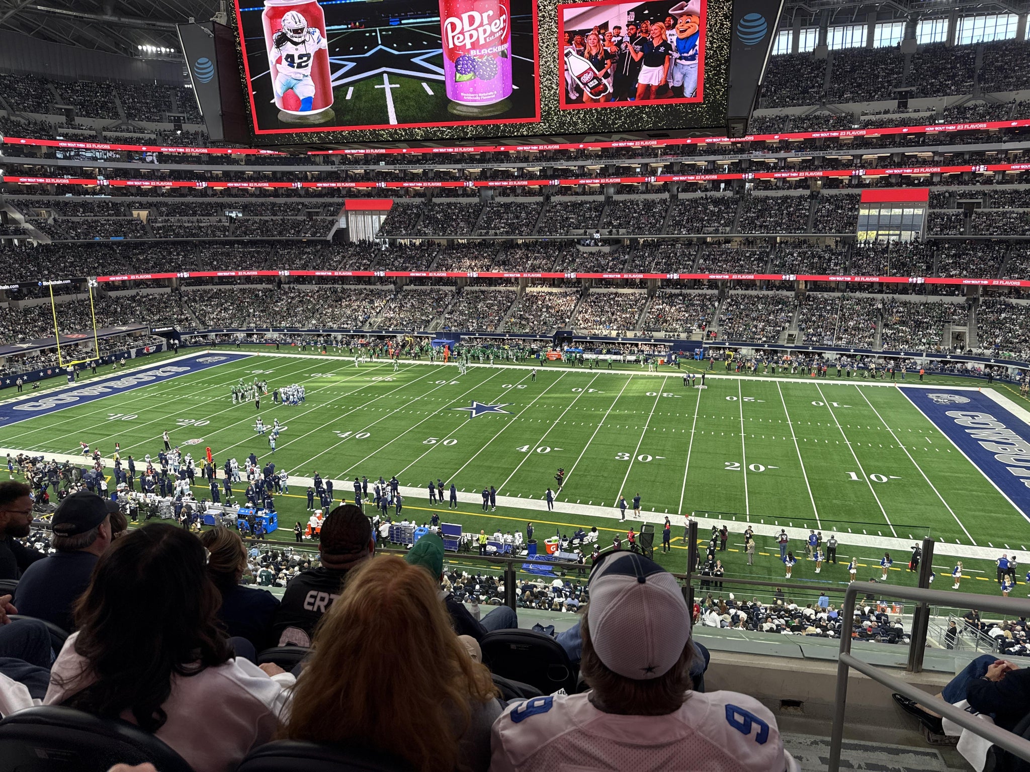Real Fan View taken from Section C 309 at AT&T Stadium by David F