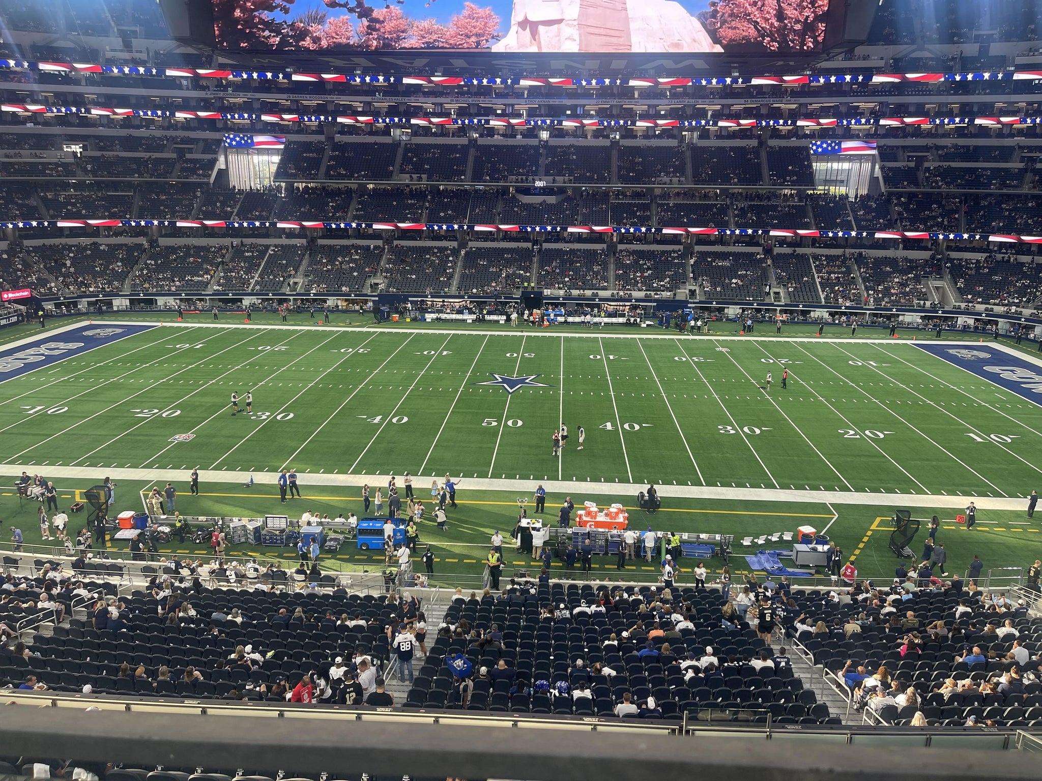 Real Fan View taken from Section C 310 at AT&T Stadium by Daniel Y