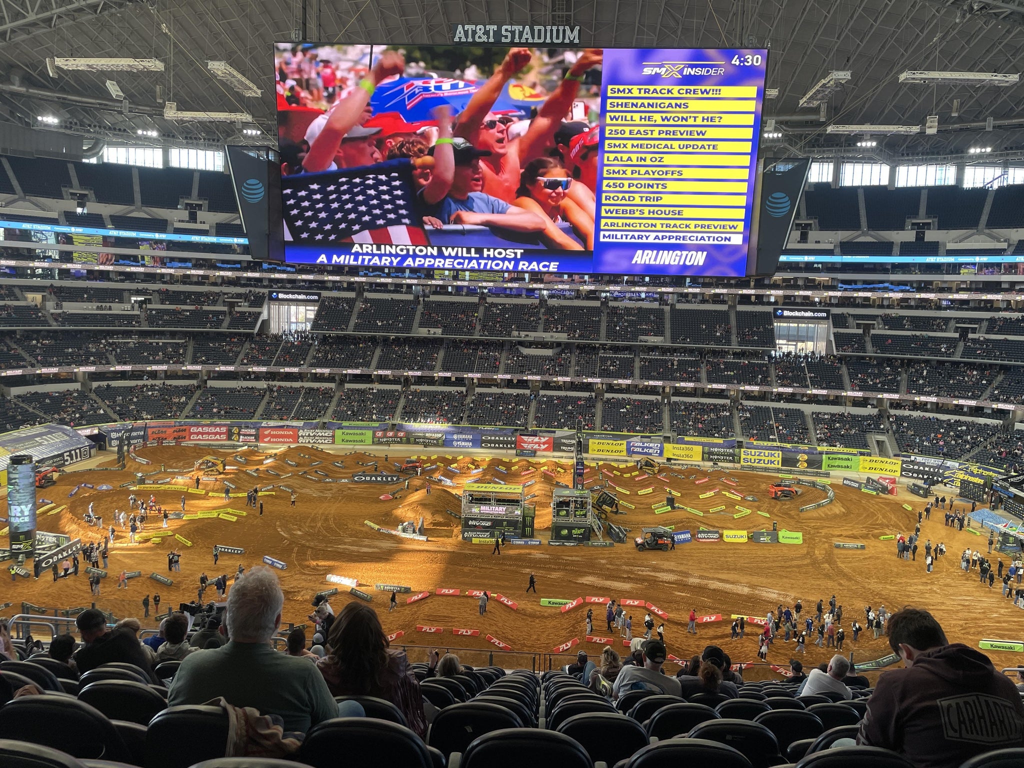 Real Fan View taken from Section C 310 at AT&T Stadium by Sally M