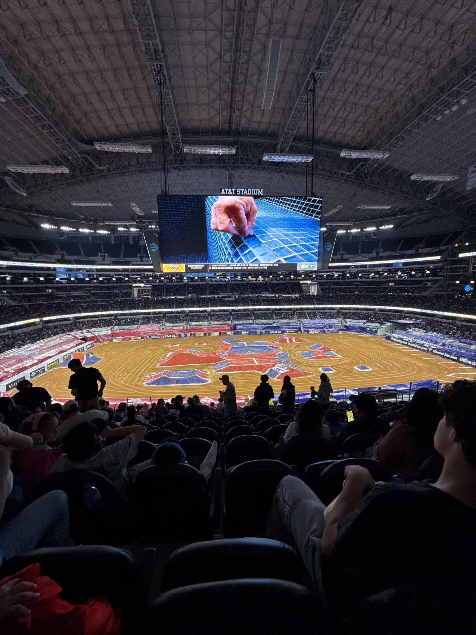 Real Fan View taken from Section C 311 at AT&T Stadium by Blanca V