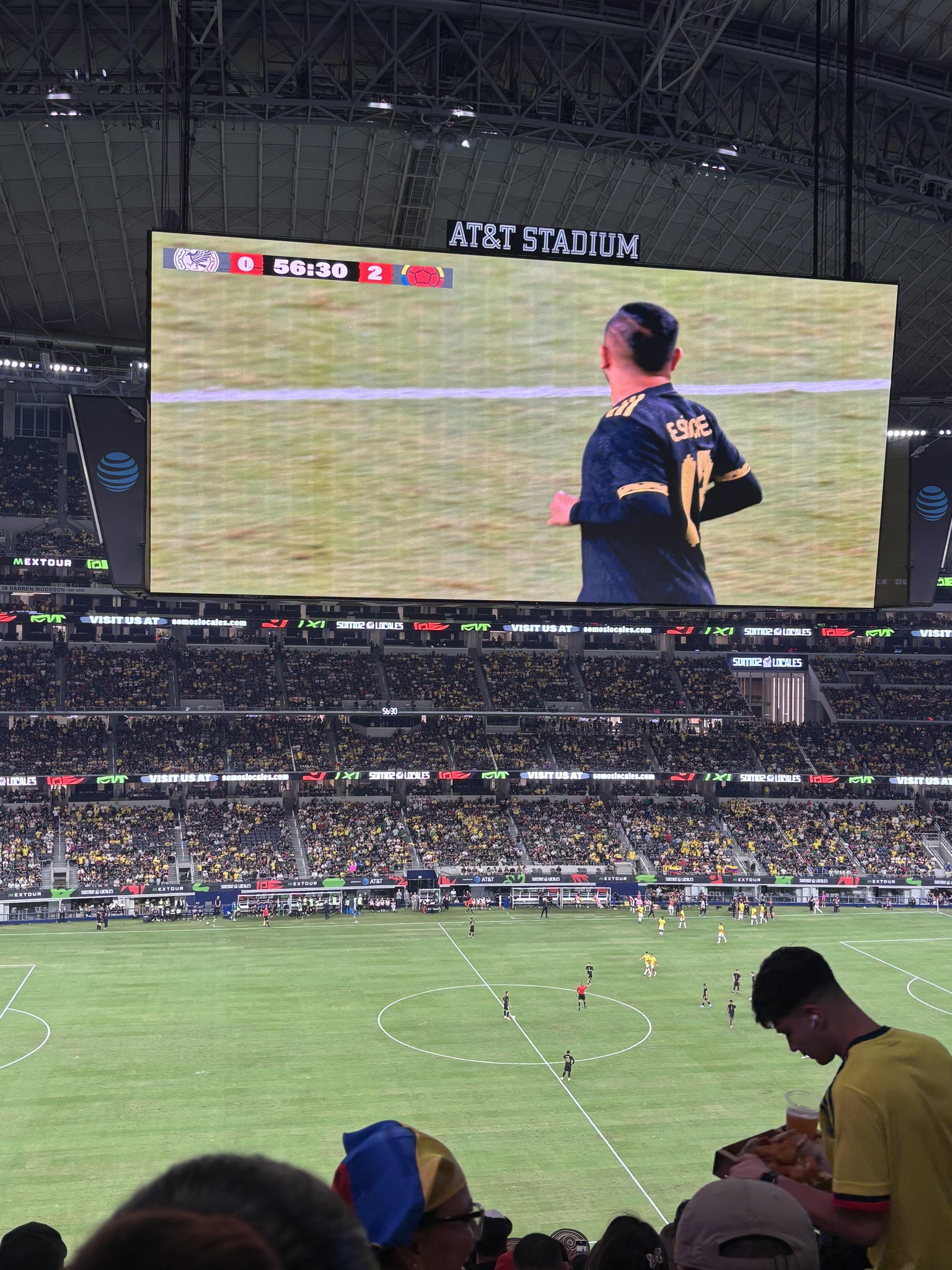 Real Fan View taken from Section C 312 at AT&T Stadium by Mary M
