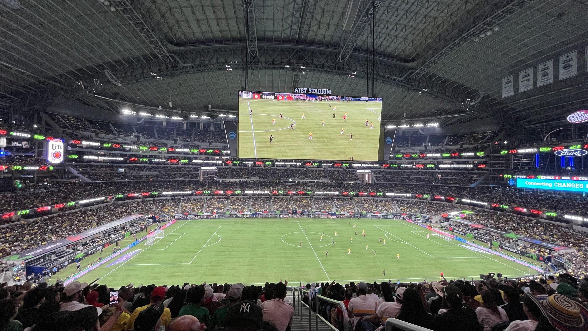 Real Fan View taken from Section C 312 at AT&T Stadium by Christian I