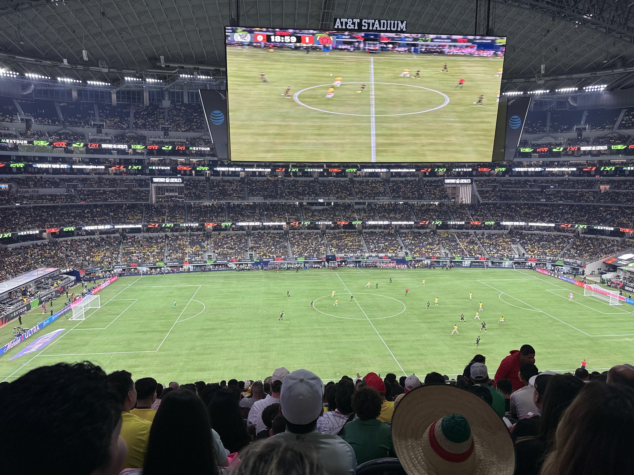Real Fan View taken from Section C 312 at AT&T Stadium by Candy O
