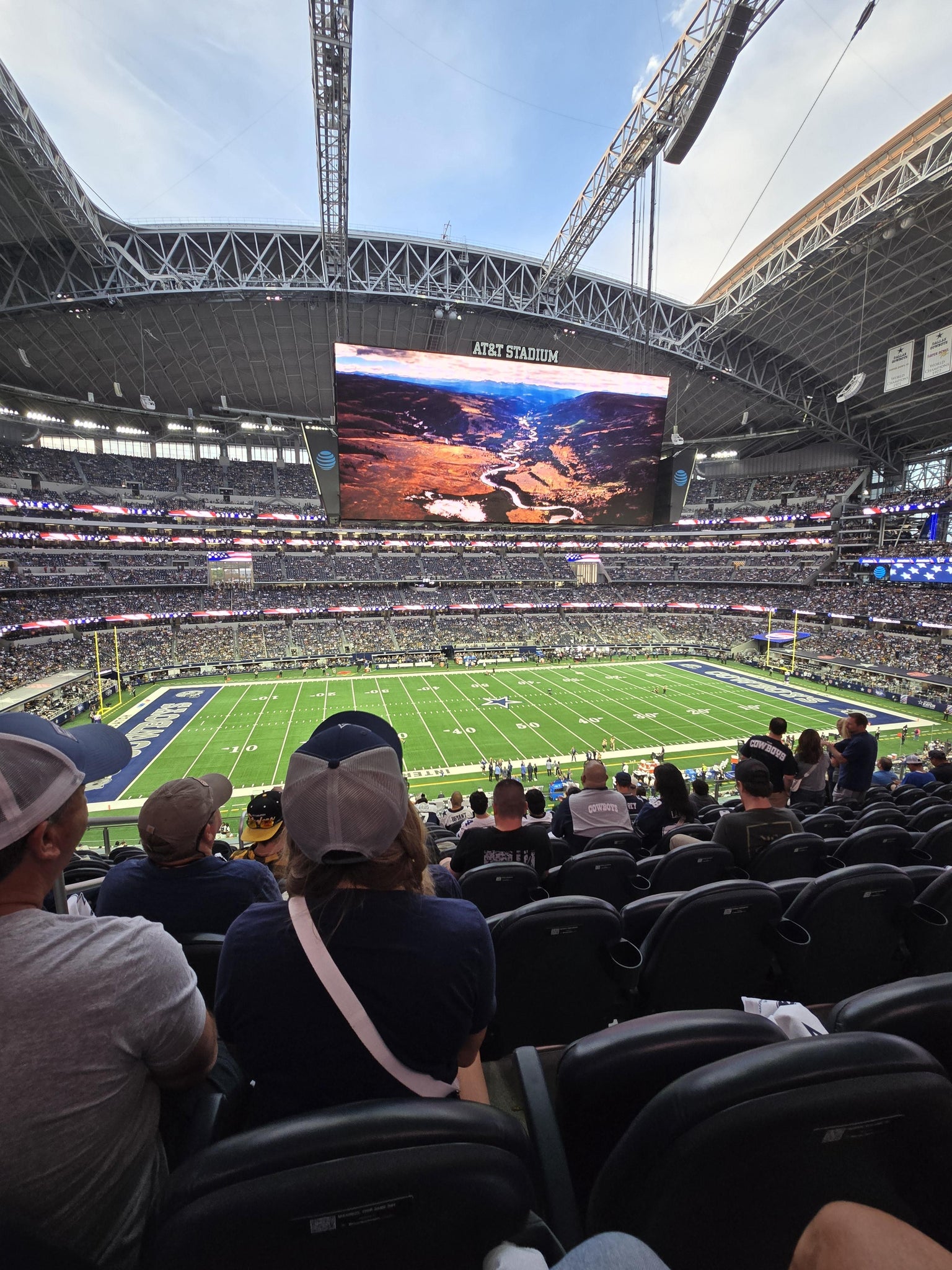 Real Fan View taken from Section C 312 at AT&T Stadium by John V