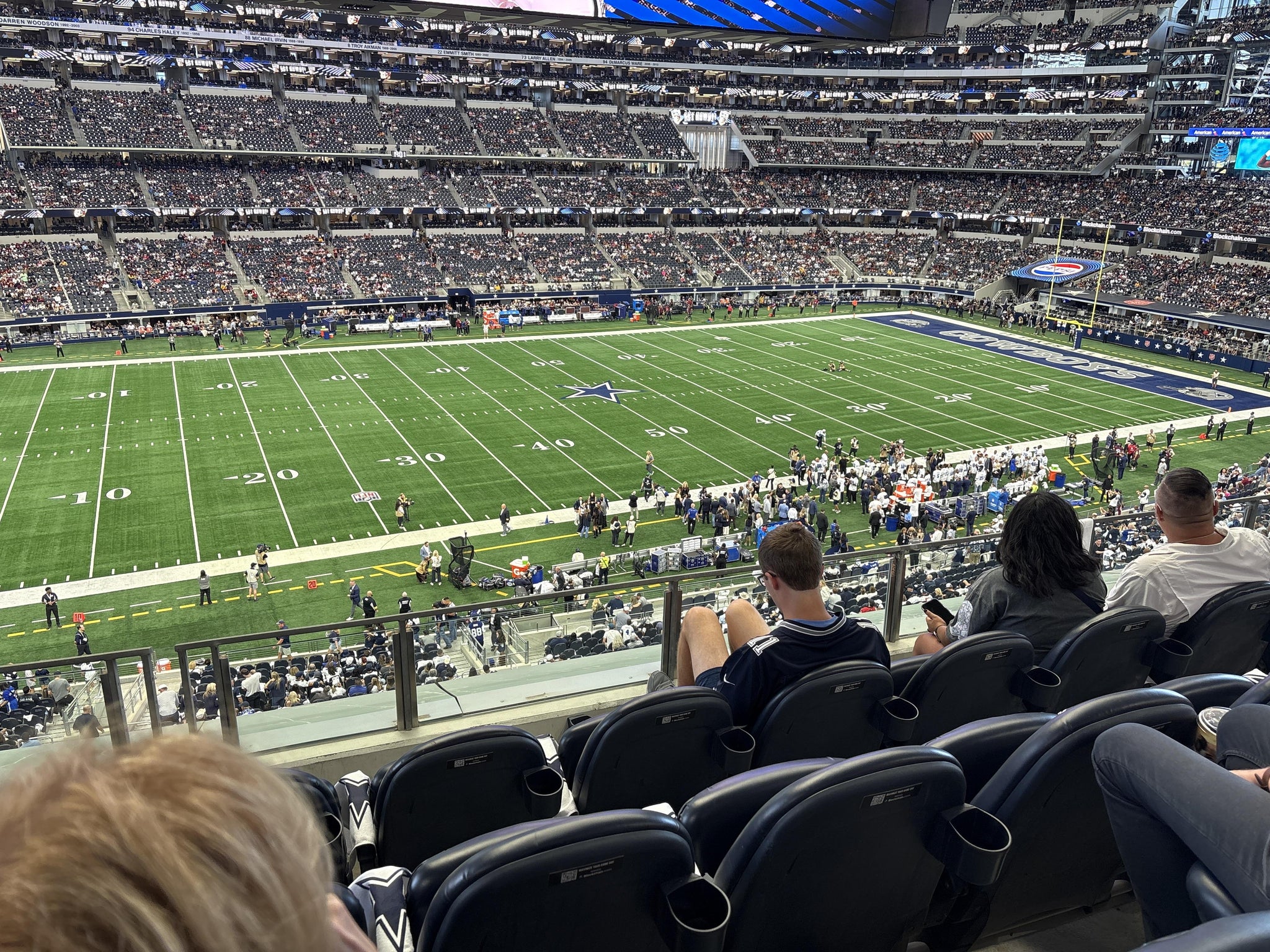 Real Fan View taken from Section C 313 at AT&T Stadium by Lauri H
