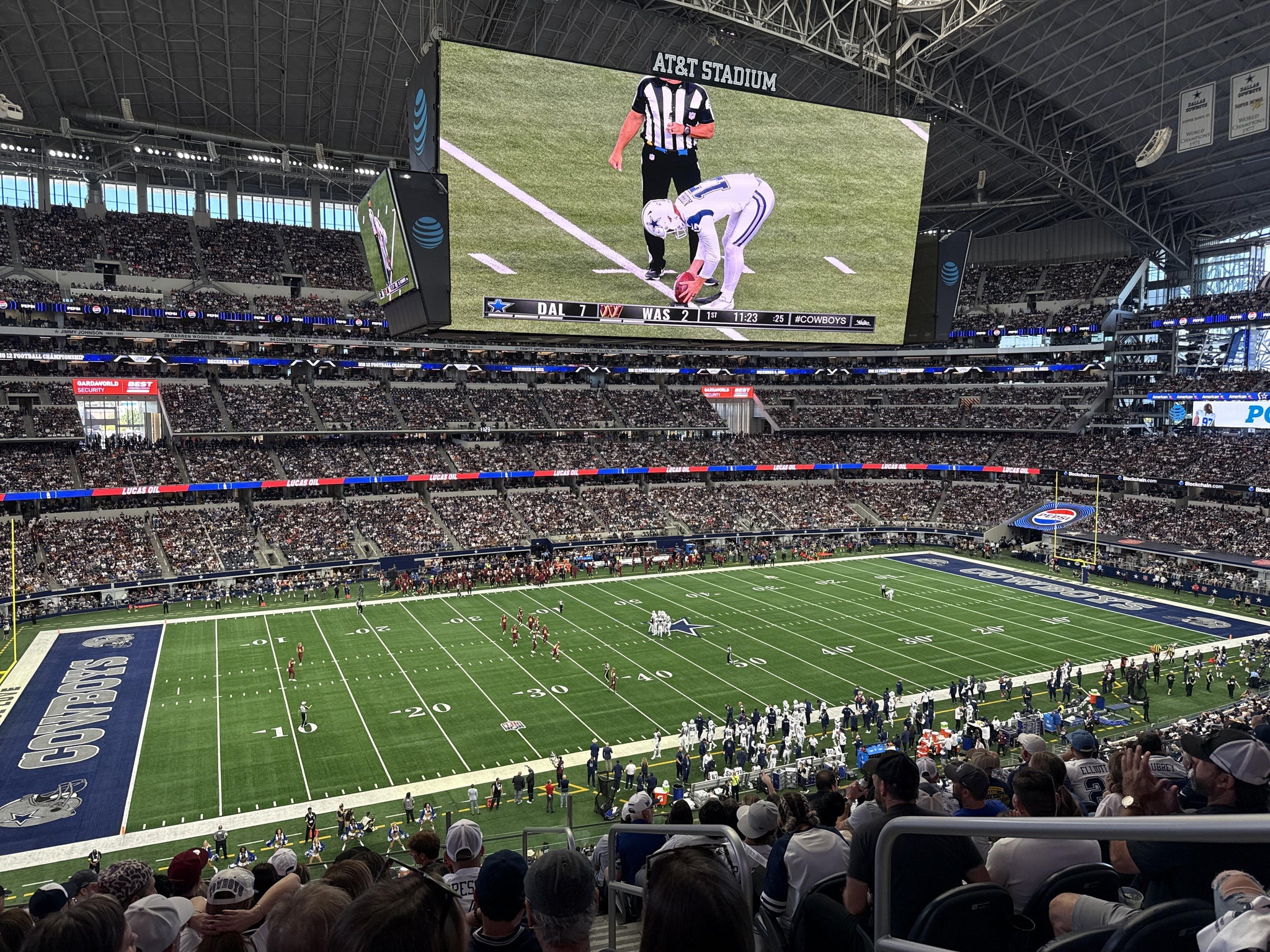 Real Fan View taken from Section C 314 at AT&T Stadium by April B
