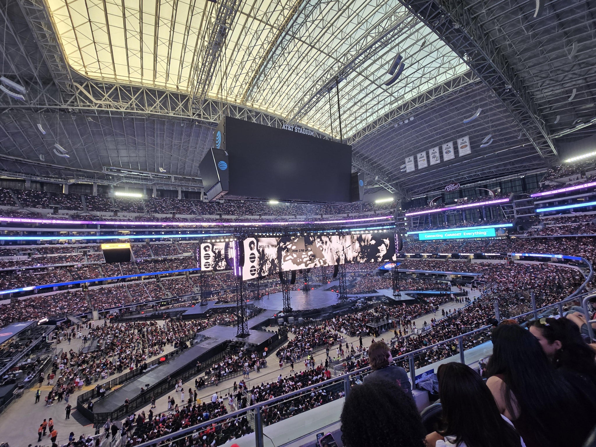 Real Fan View taken from Section C 314 at AT&T Stadium by Juliana V