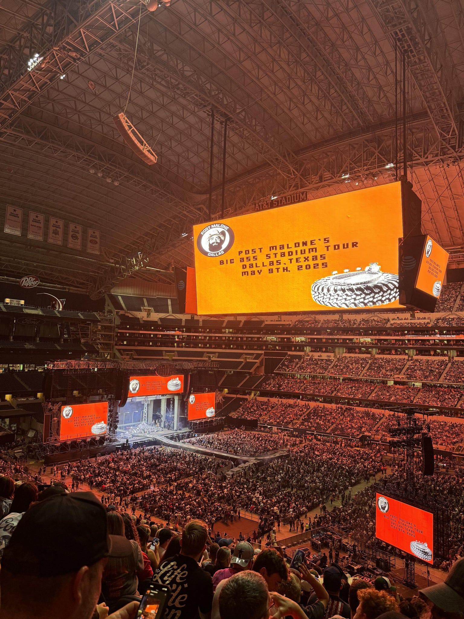 Real Fan View taken from Section C 332 at AT&T Stadium by Karen W