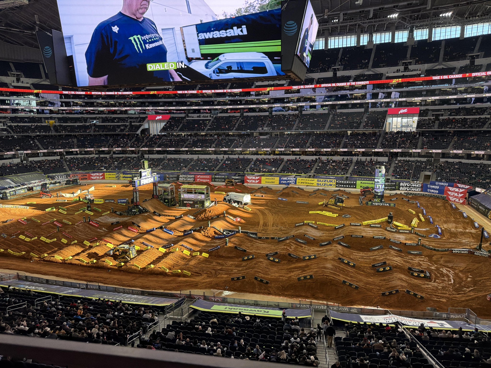 Real Fan View taken from Section C 333 at AT&T Stadium by Daniel K