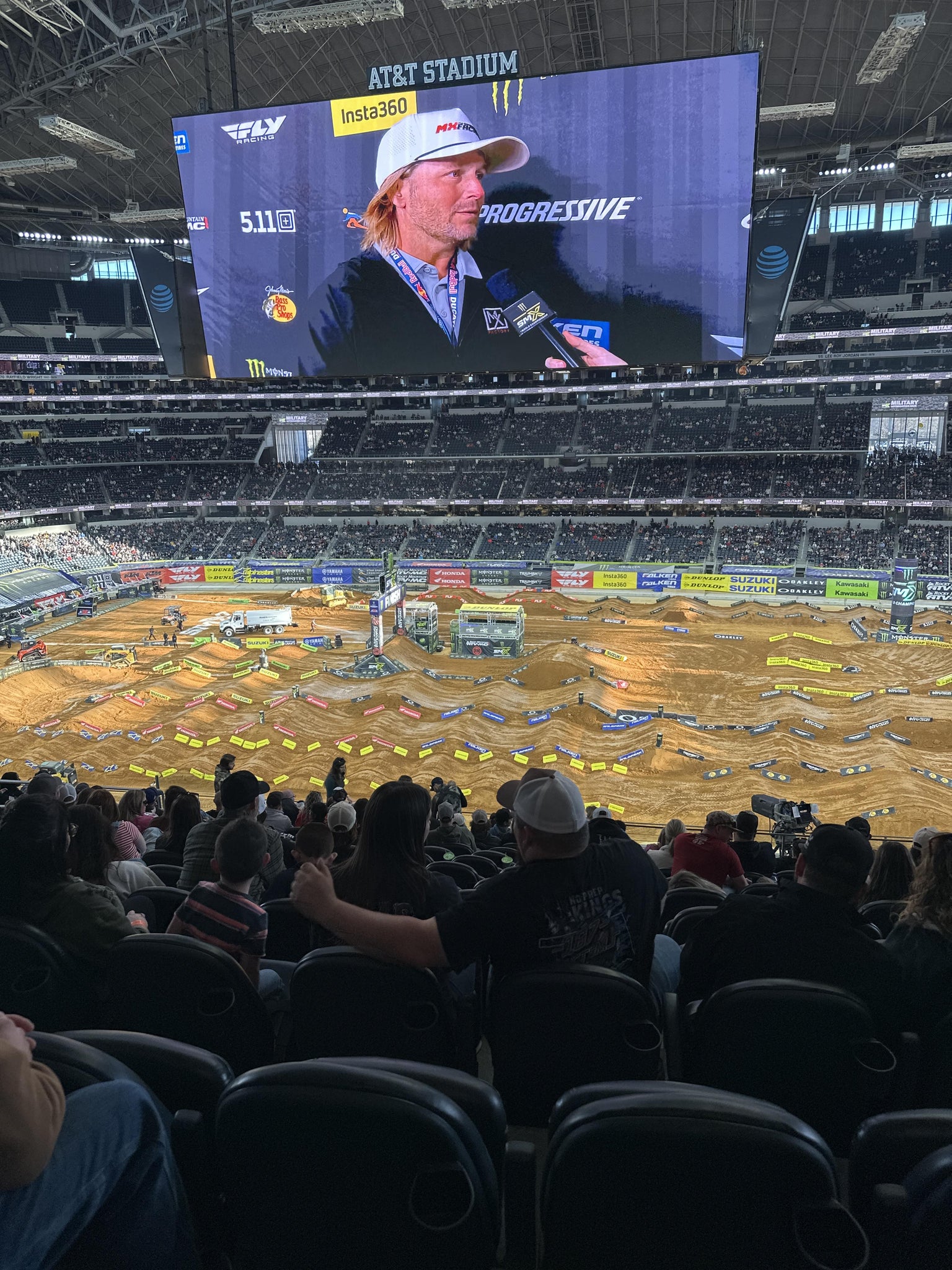 Real Fan View taken from Section C 334 at AT&T Stadium by Veronica M