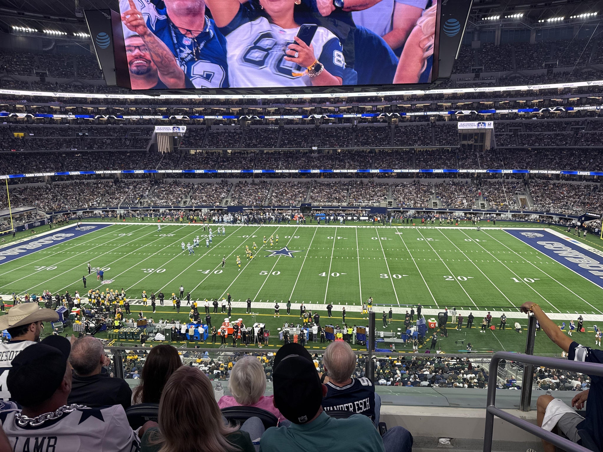 Real Fan View taken from Section C 335 at AT&T Stadium by Anonymous User