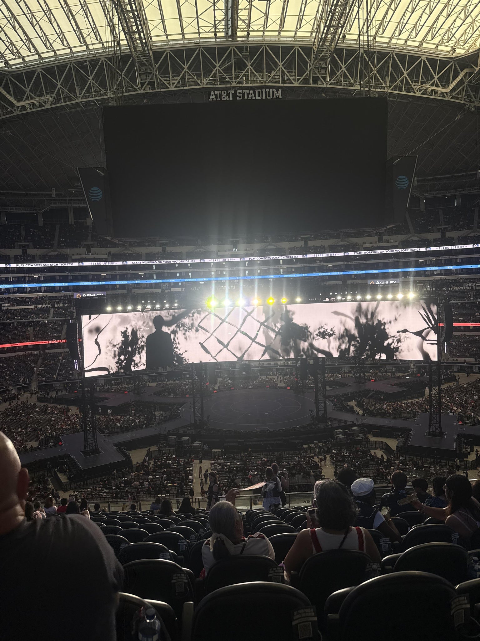 Real Fan View taken from Section C 336 at AT&T Stadium by Sofia J
