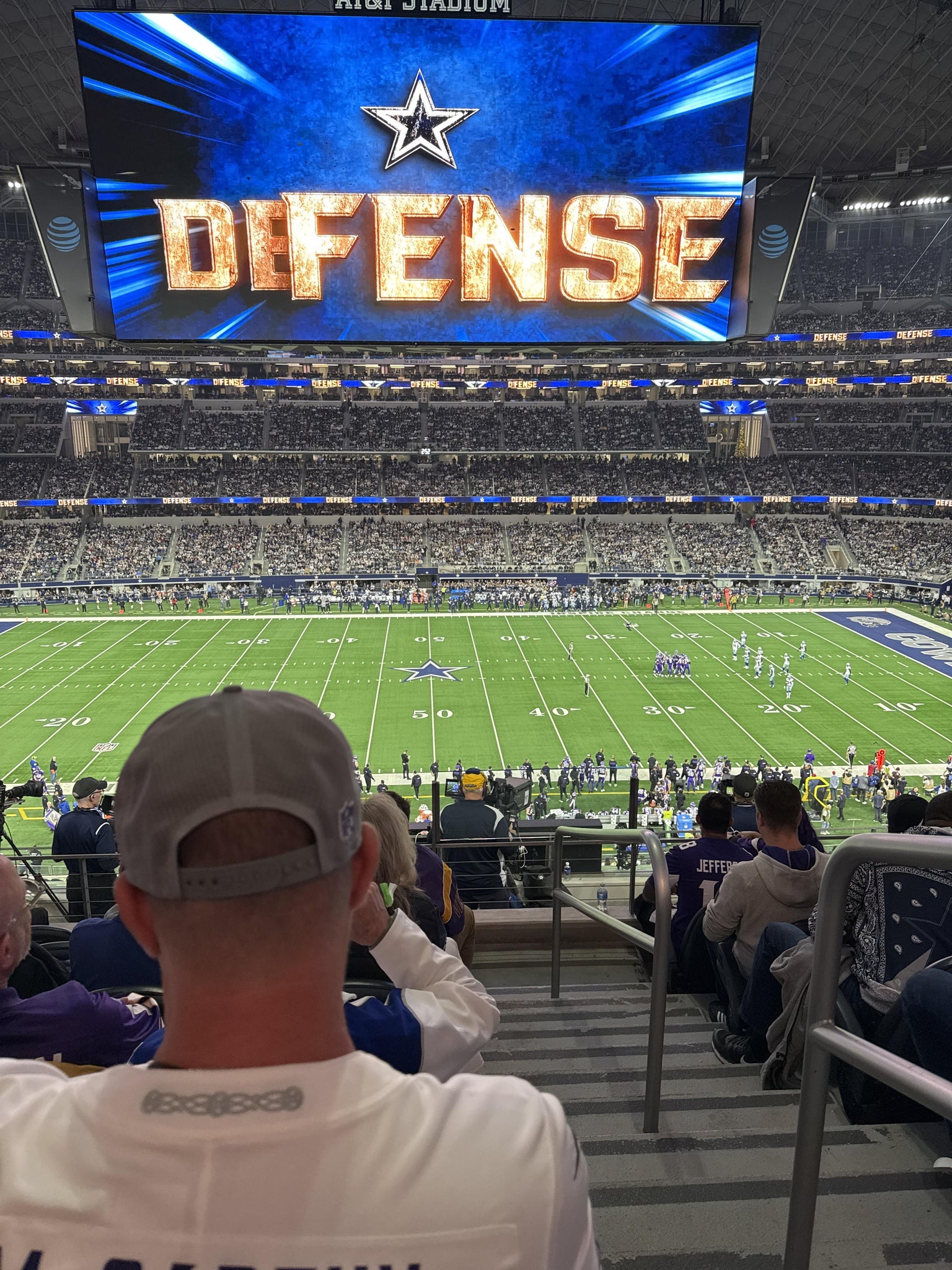 Real Fan View taken from Section C 336 at AT&T Stadium by Vidal R