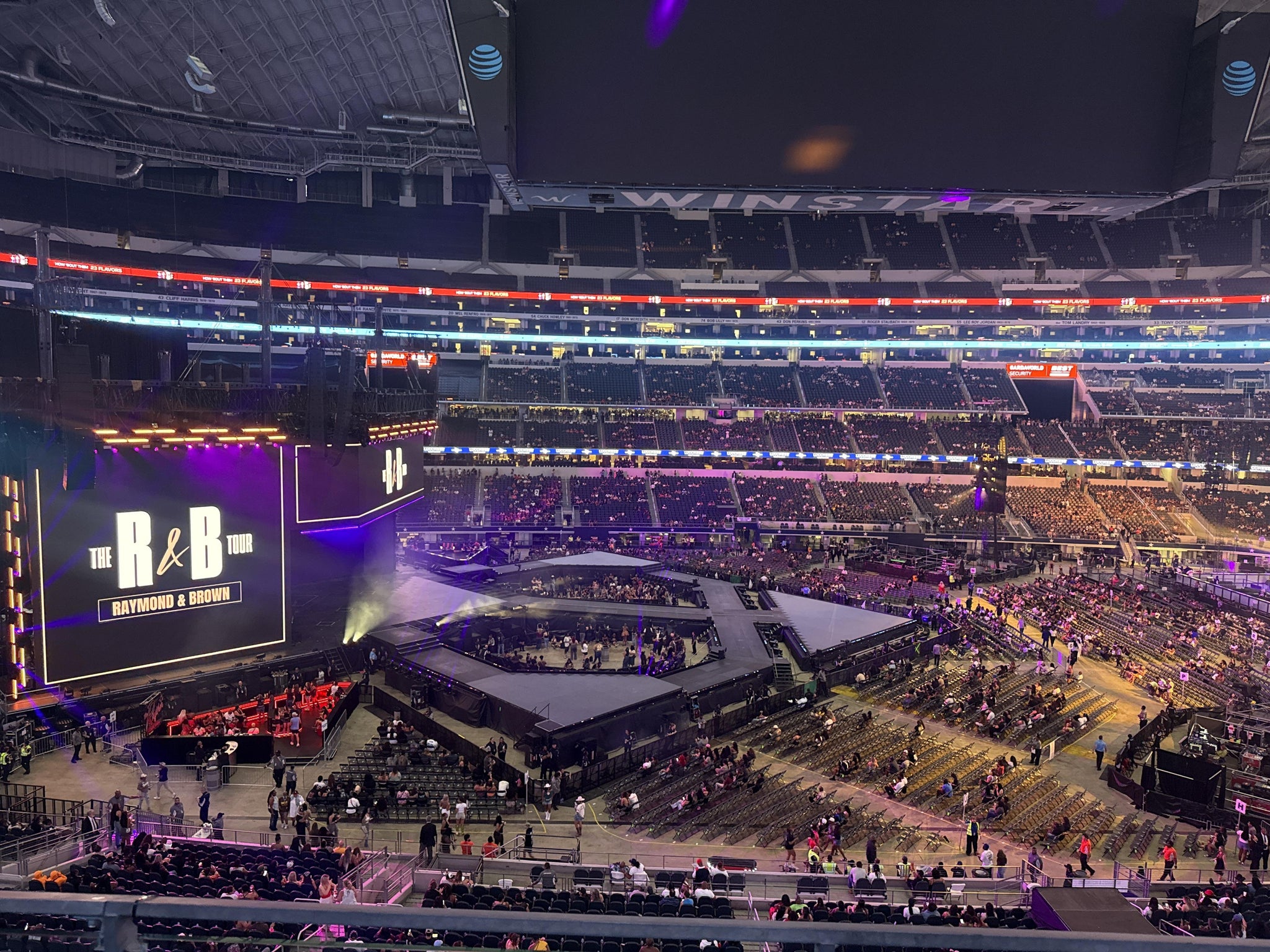 Real Fan View taken from Section C 337 at AT&T Stadium by Joann C