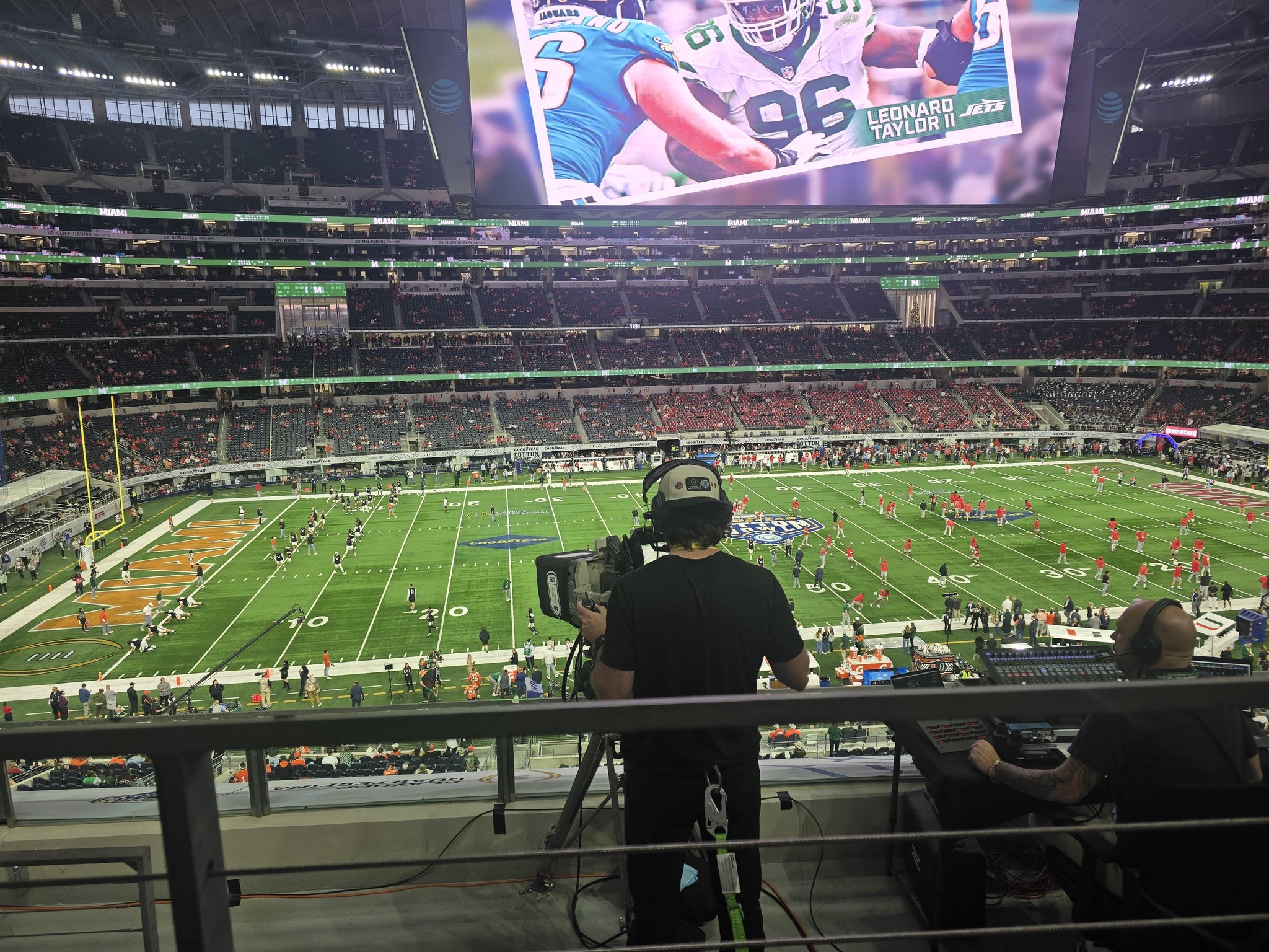 Real Fan View taken from Section C 337 at AT&T Stadium by Rick J