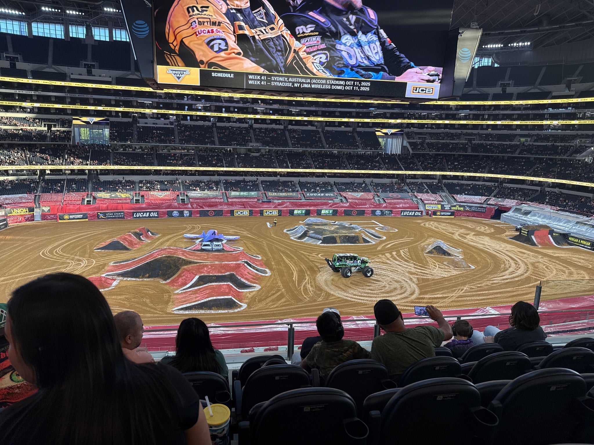 Real Fan View taken from Section C 337 at AT&T Stadium by Lori S