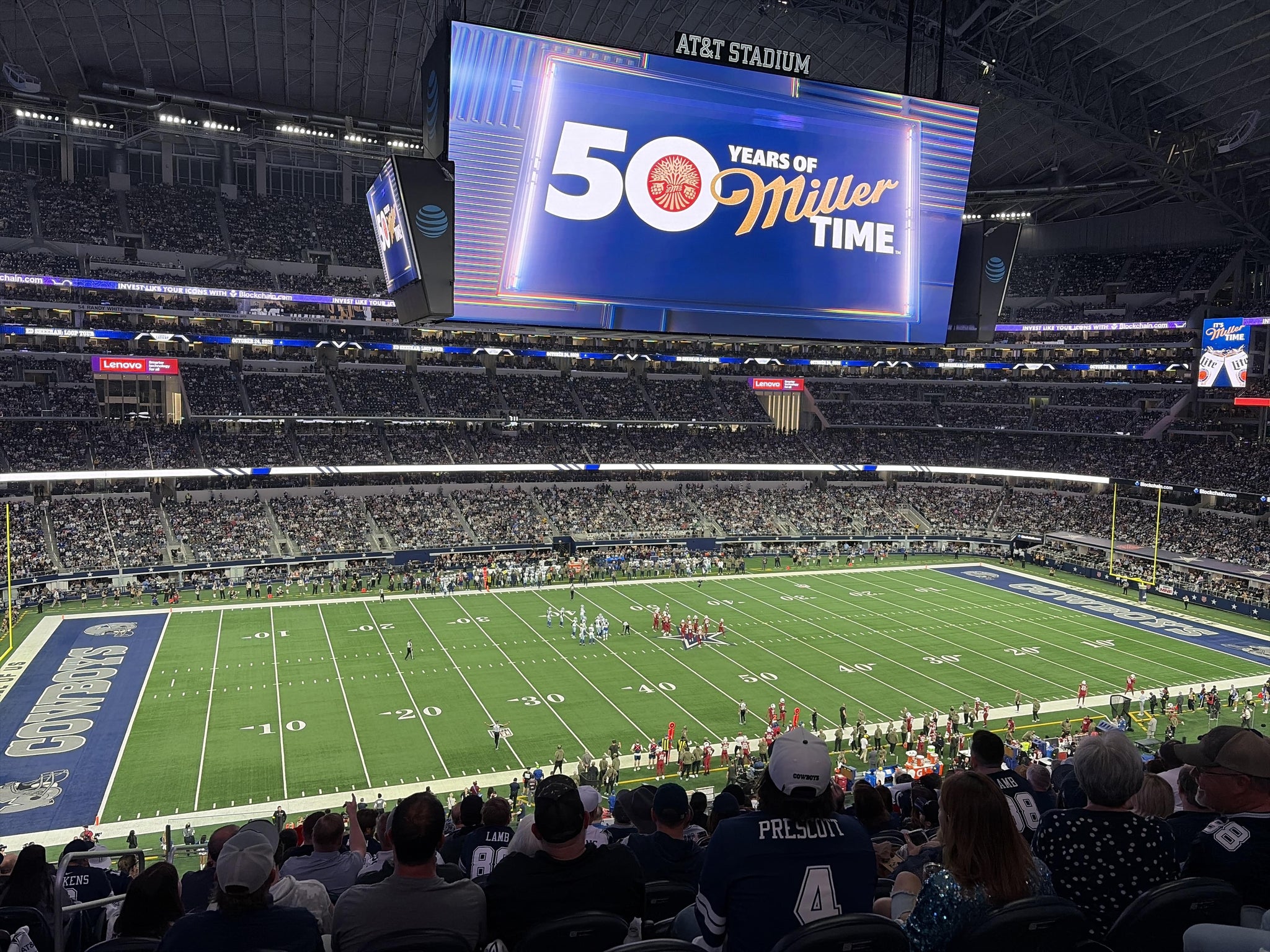 Real Fan View taken from Section C 338 at AT&T Stadium by Reina R