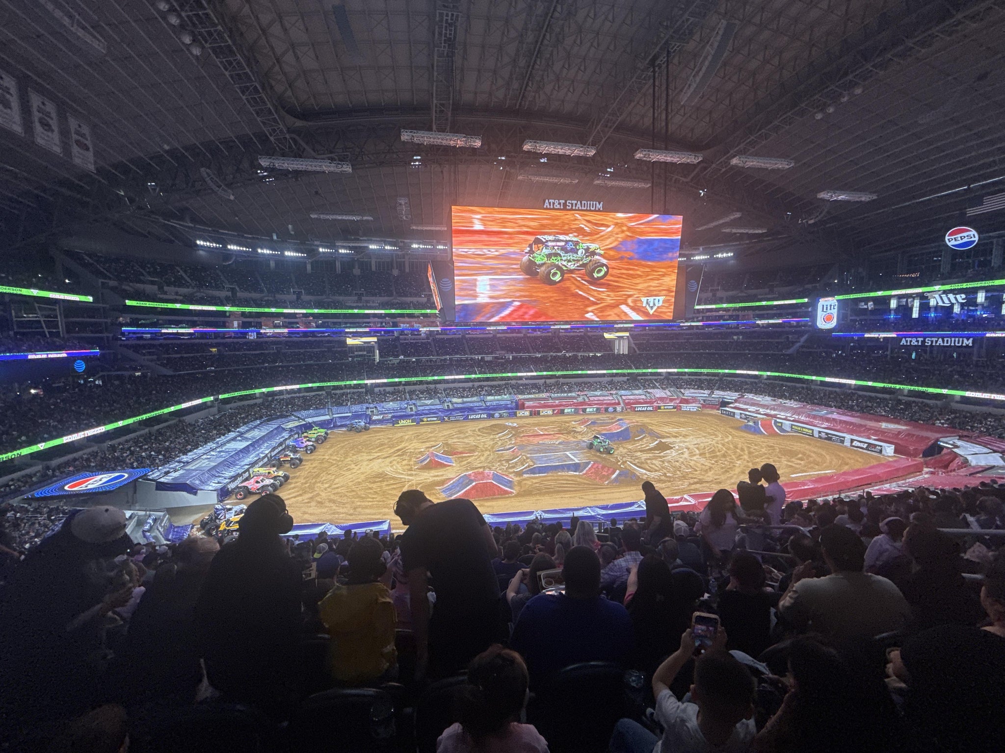 Real Fan View taken from Section C 338 at AT&T Stadium by Jonathan C