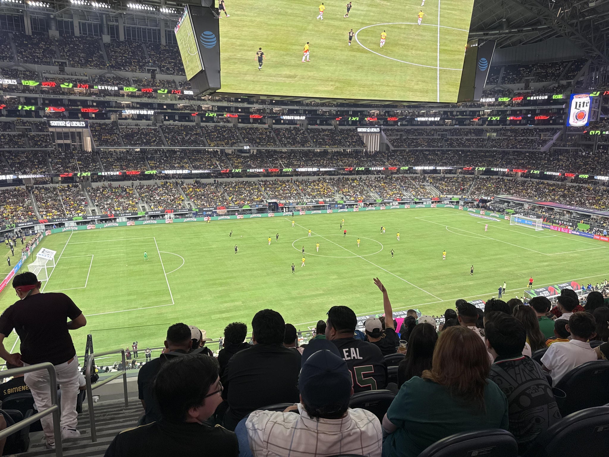 Real Fan View taken from Section C 338 at AT&T Stadium by Rafael H