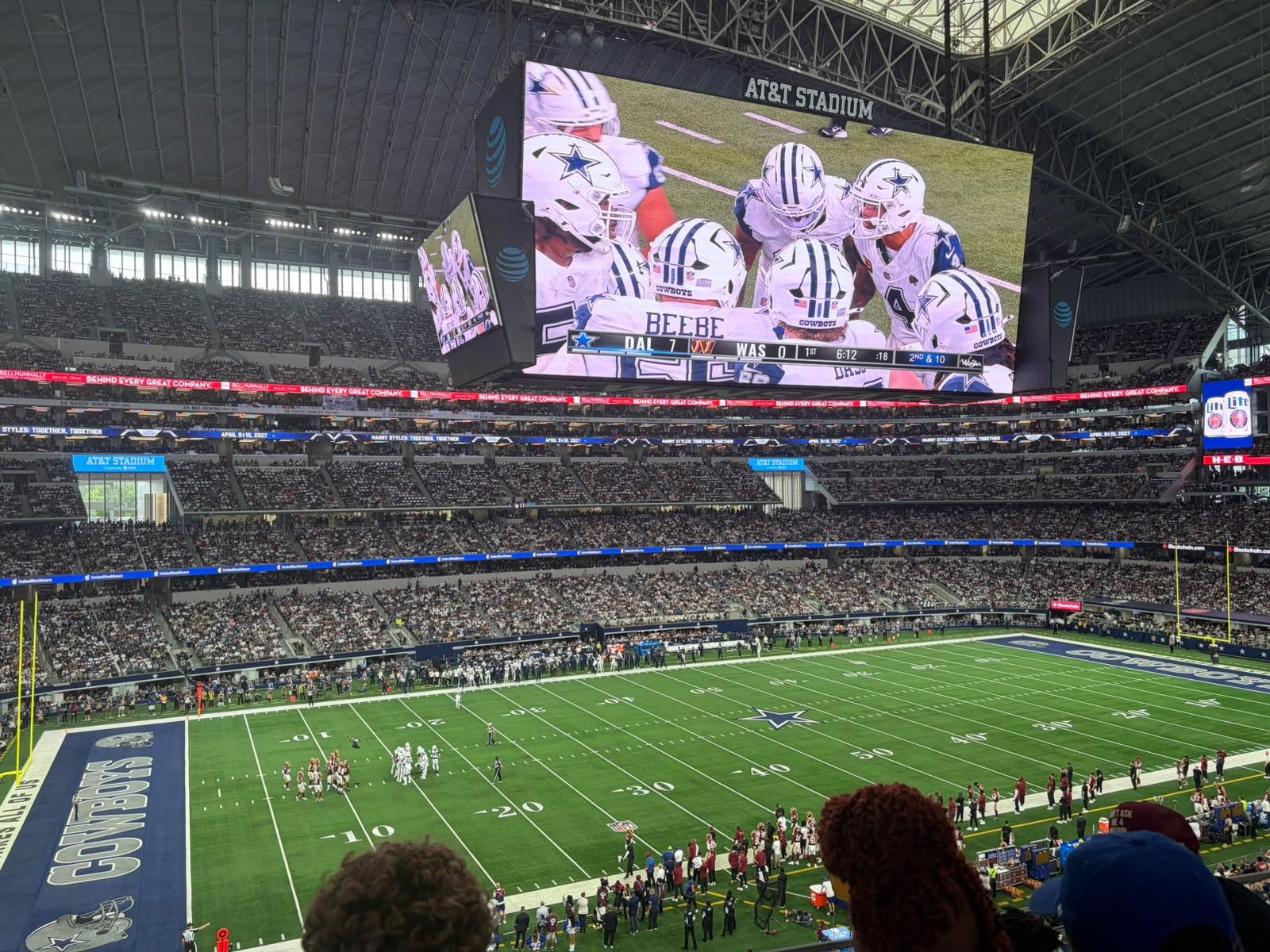 Real Fan View taken from Section C 339 at AT&T Stadium by Hugo angel R