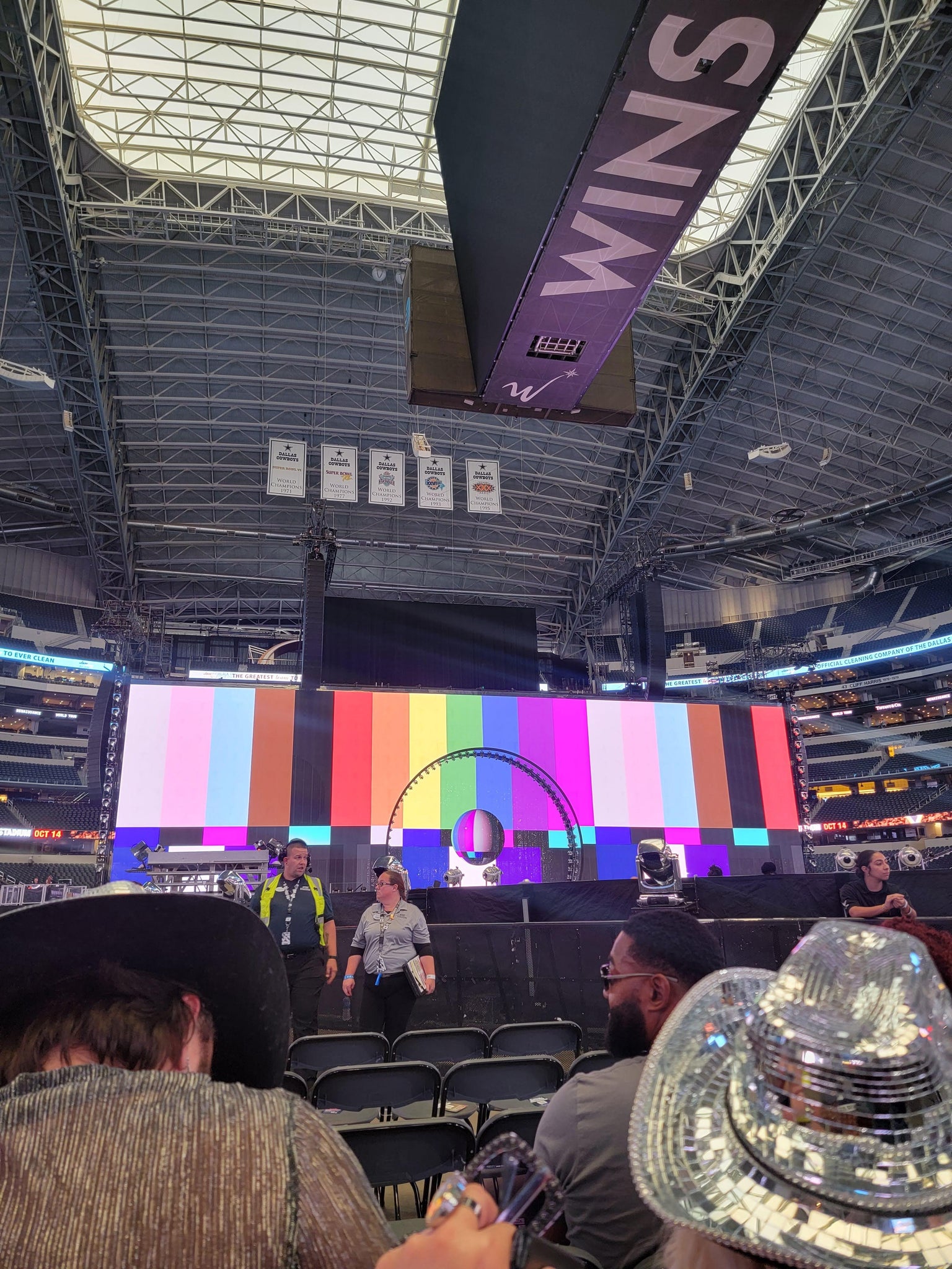 Real Fan View taken from Floor 10 at AT&T Stadium by Holly  G