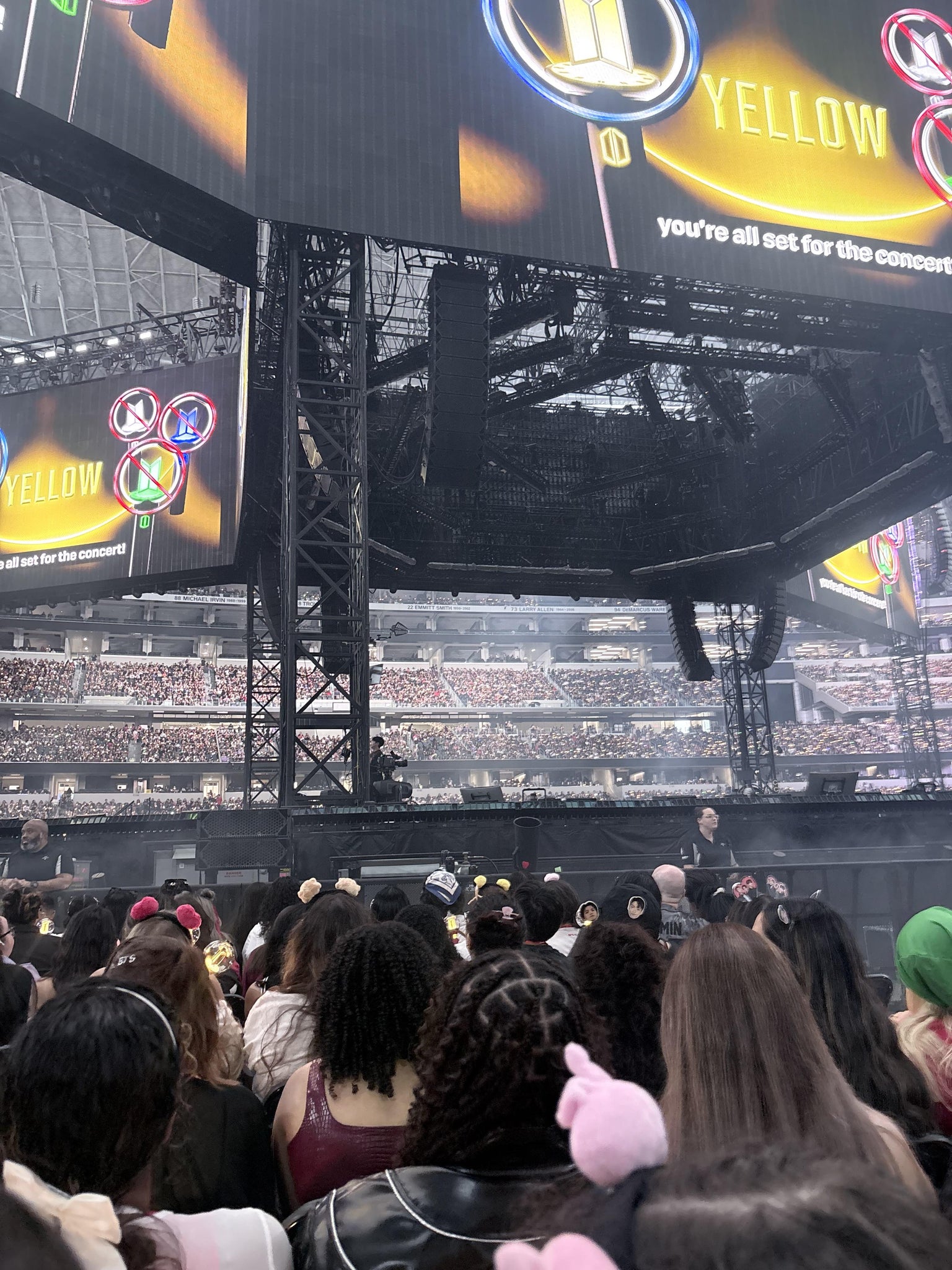 Vue réelle des fans prise de la Floor 12 au site AT&T Stadium par Lesly O