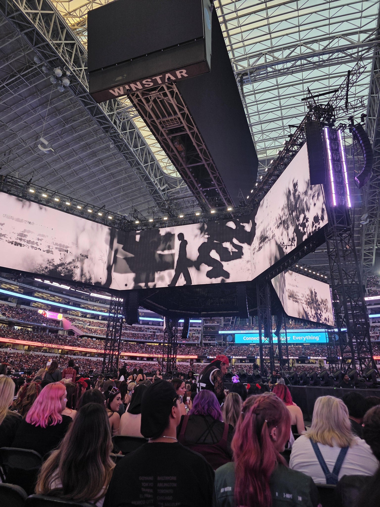 Real Fan View taken from Floor 14 at AT&T Stadium by Amiyah A
