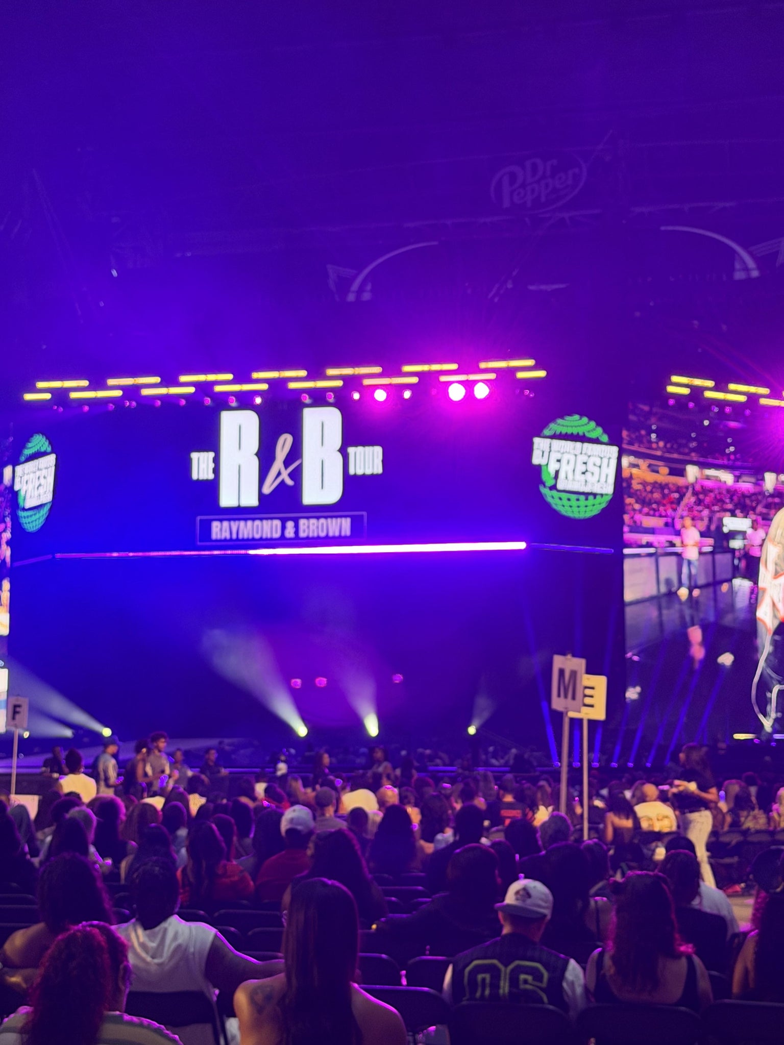 Real Fan View taken from Floor ADA 1 at AT&T Stadium by Courtney P