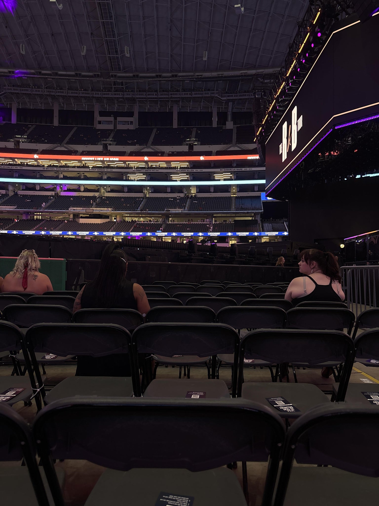 Real Fan View taken from Floor B at AT&T Stadium by Leilanni C
