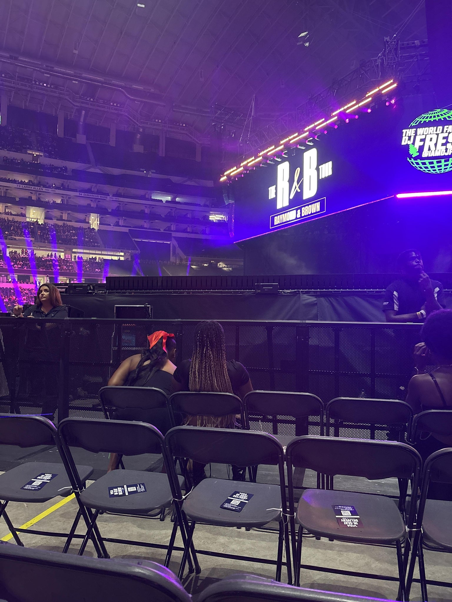 Real Fan View taken from Floor C at AT&T Stadium by Yanelie H