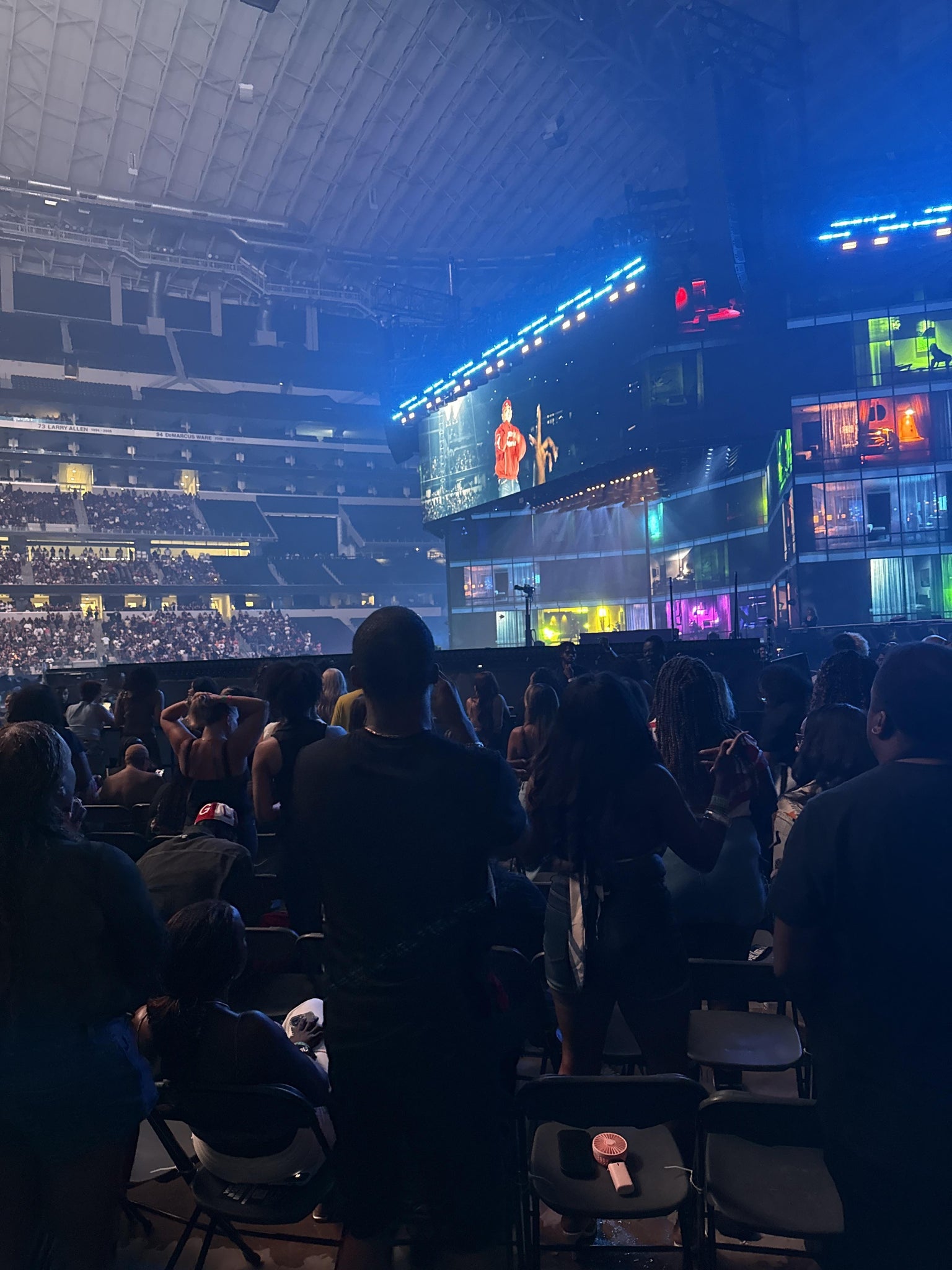 Real Fan View taken from Floor C at AT&T Stadium by Kyndra H