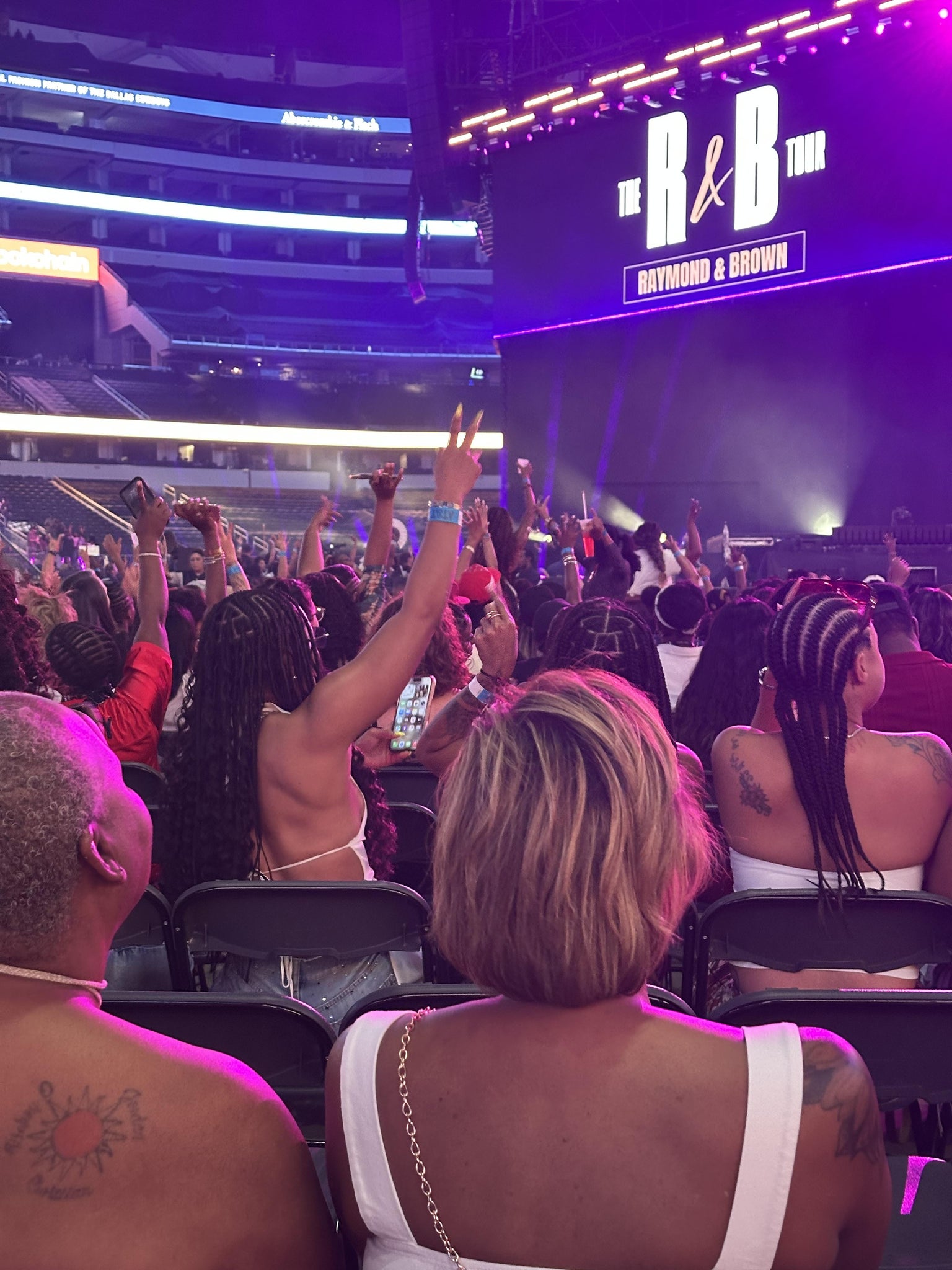 Real Fan View taken from Floor D at AT&T Stadium by Willie J
