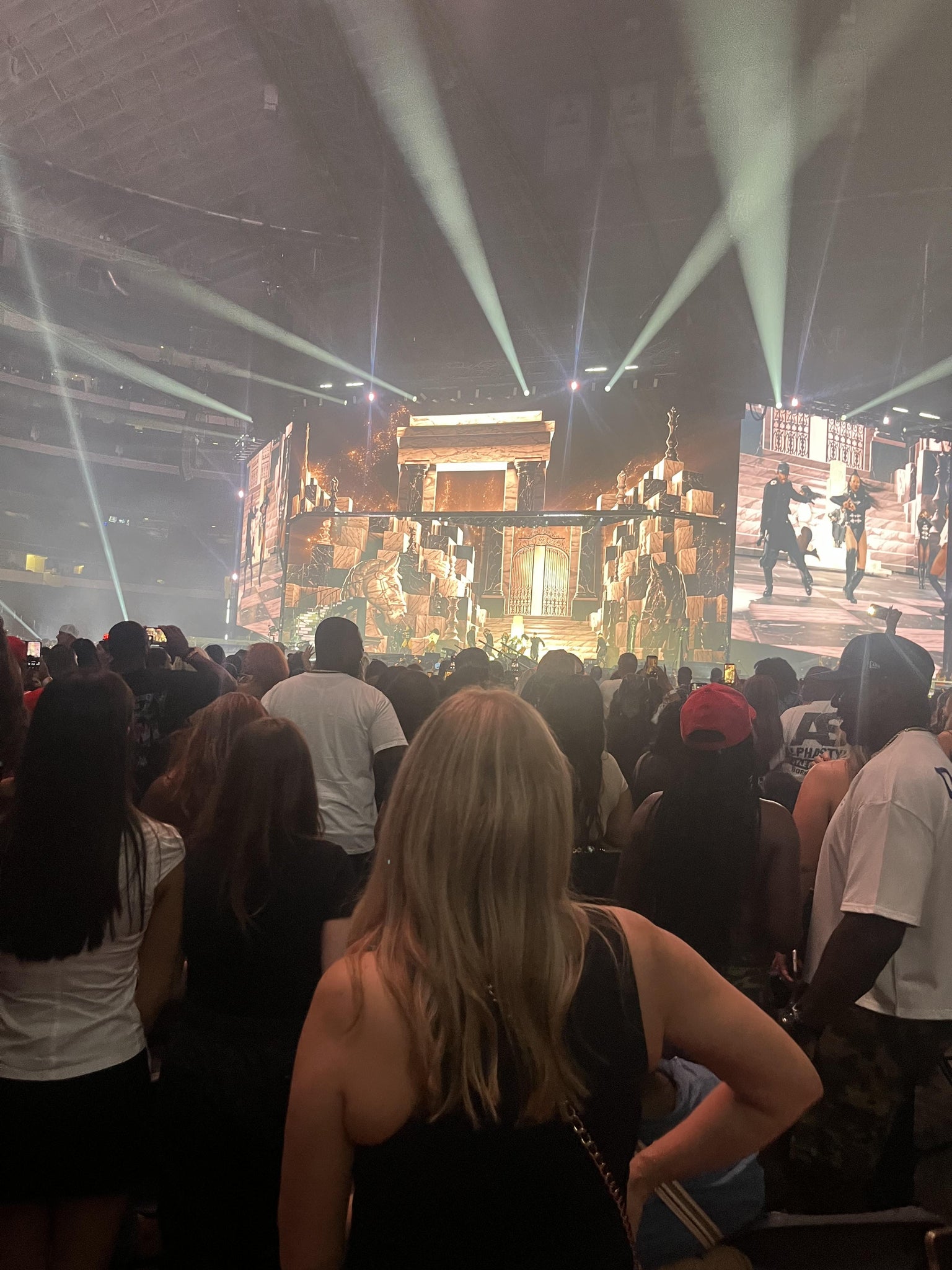 Real Fan View taken from Floor E at AT&T Stadium by A’kasha M