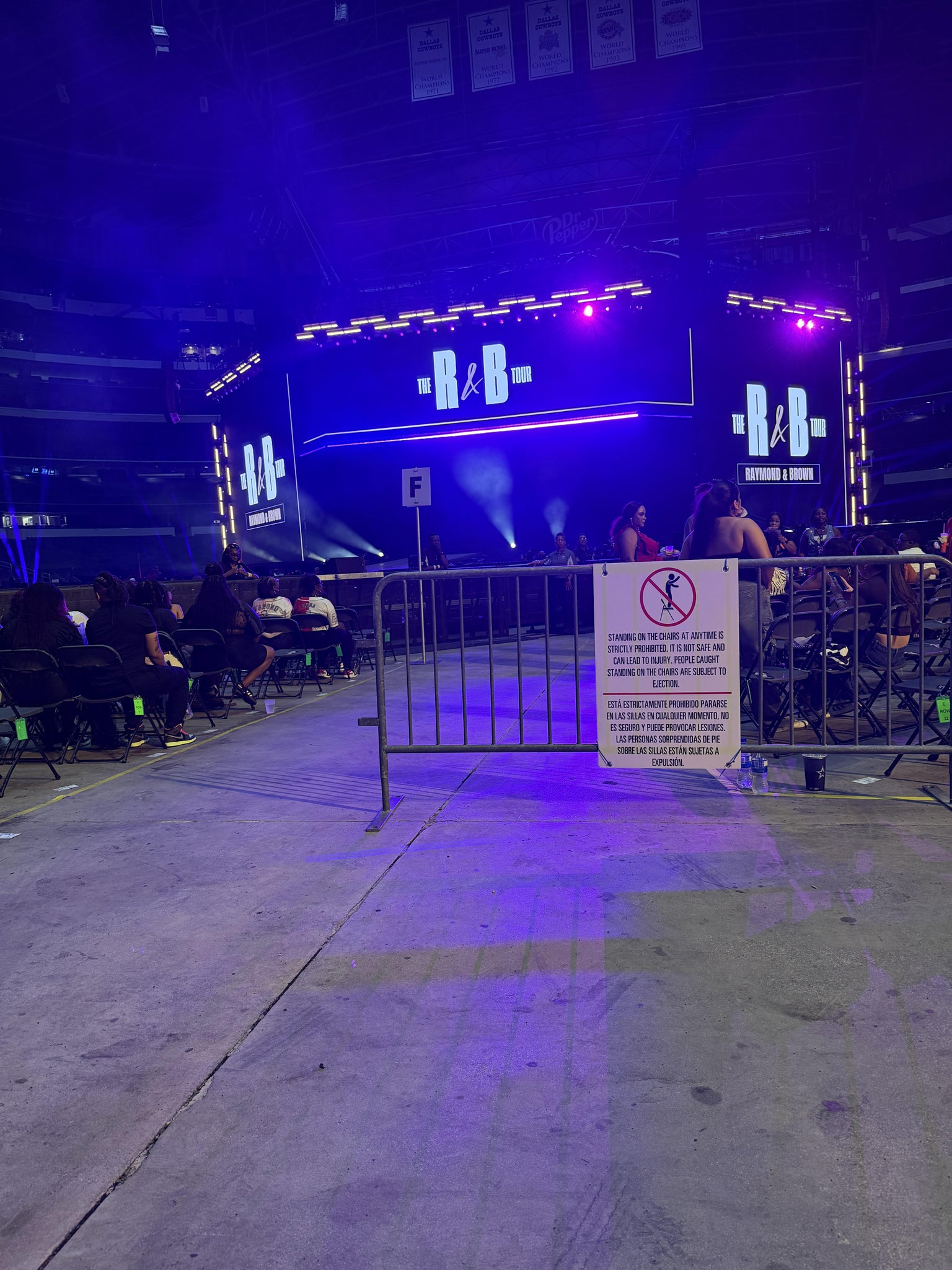 Real Fan View taken from Floor M at AT&T Stadium by Fabian J