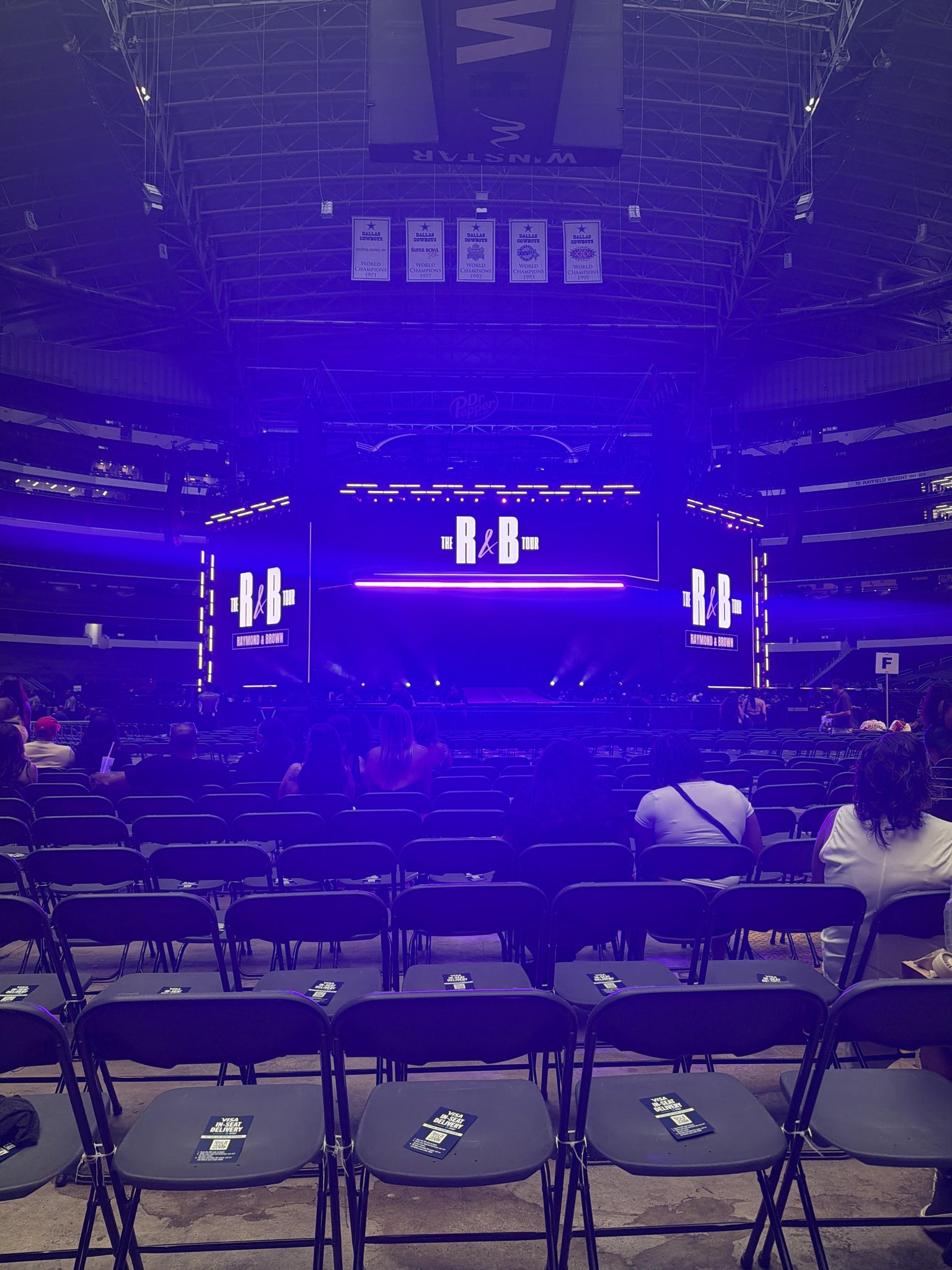 Real Fan View taken from Floor N at AT&T Stadium by Avery D