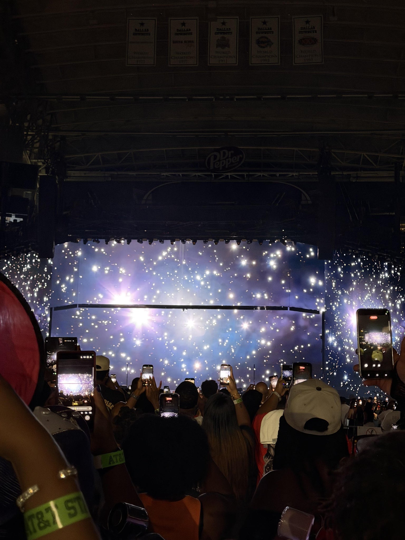 Real Fan View taken from Floor R at AT&T Stadium by Nicole R