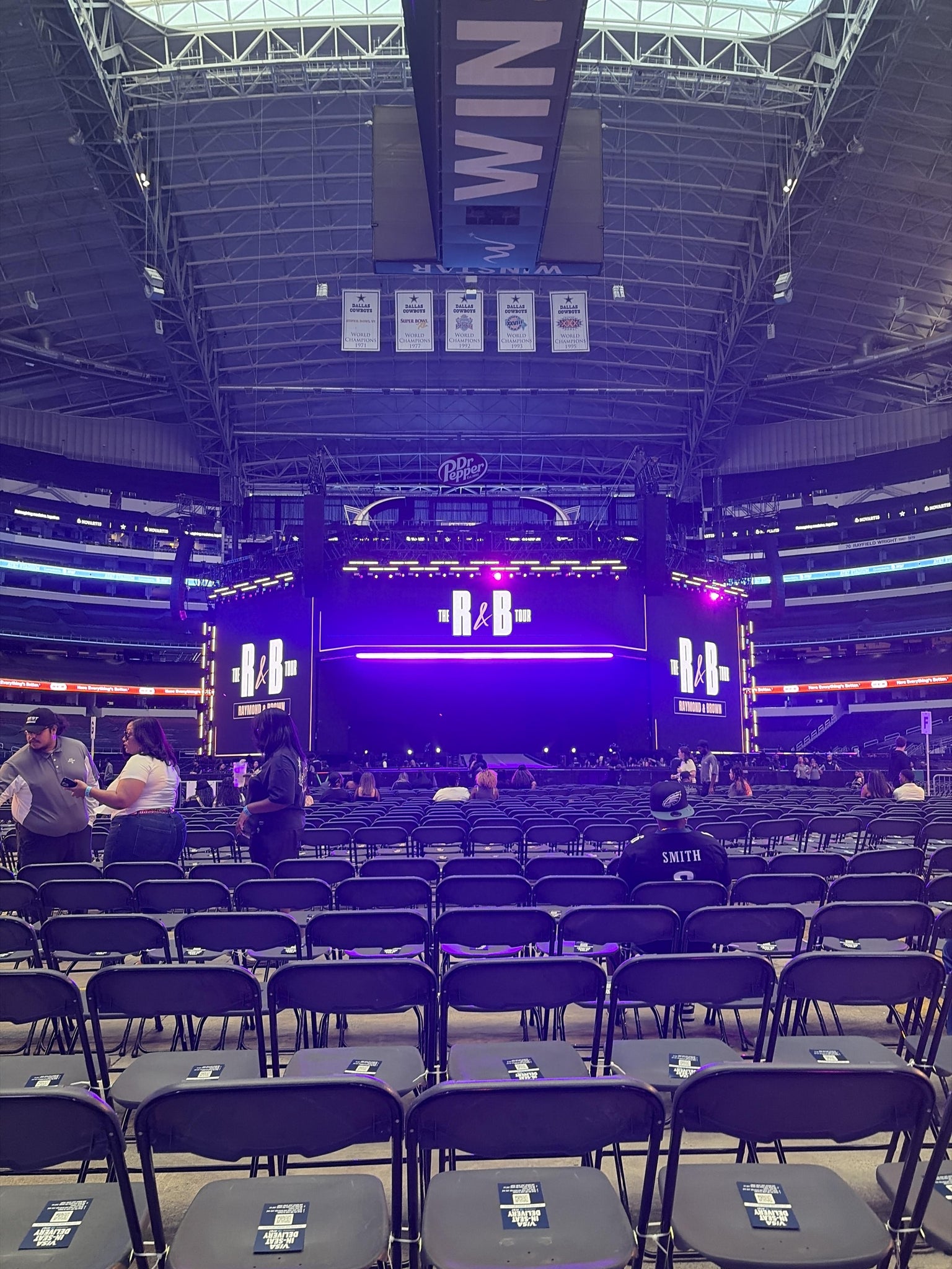 Real Fan View taken from Floor R at AT&T Stadium by Alyssa S