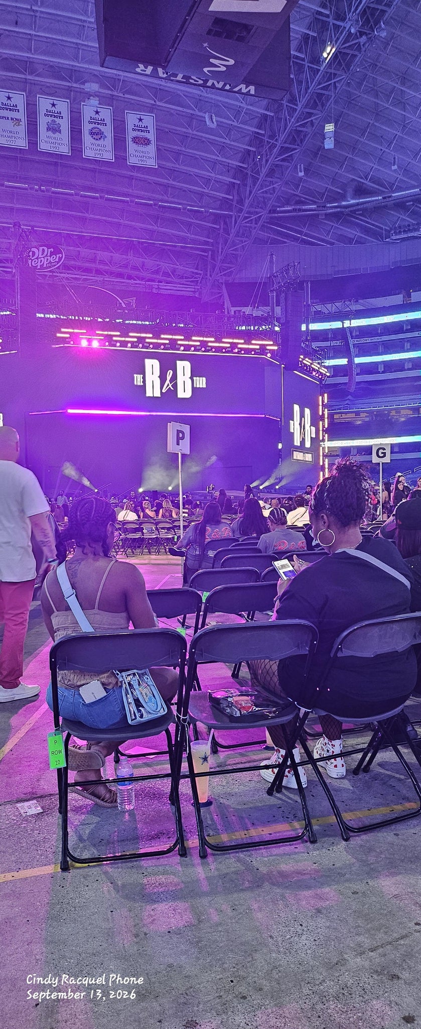 Real Fan View taken from Floor S at AT&T Stadium by Clark C