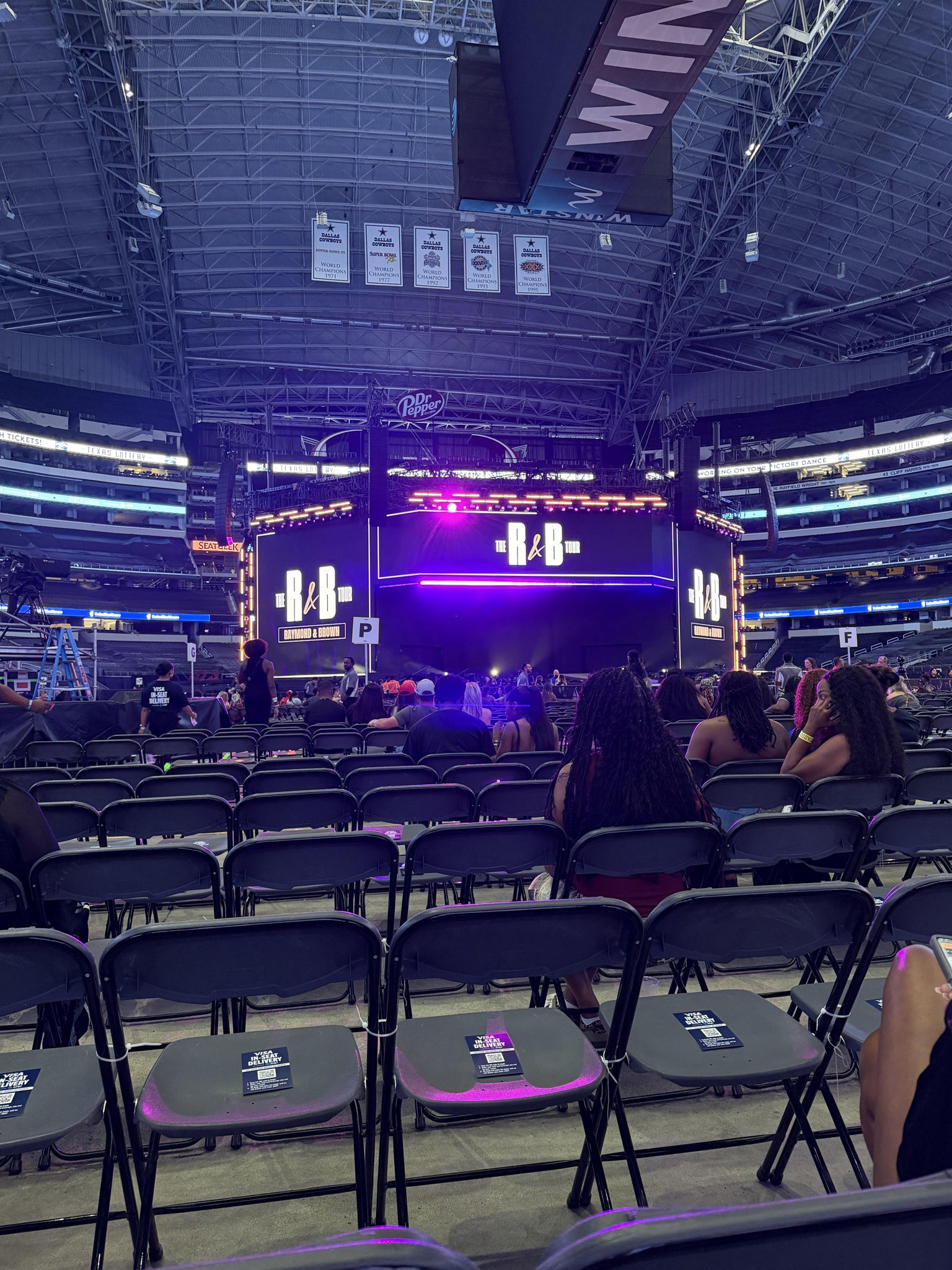 Real Fan View taken from Floor S at AT&T Stadium by Ashley R