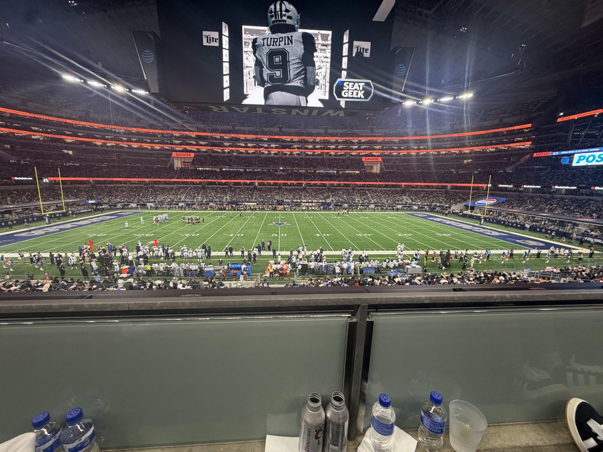 Real Fan View taken from Founders Club C 210 at AT&T Stadium by Danielle E