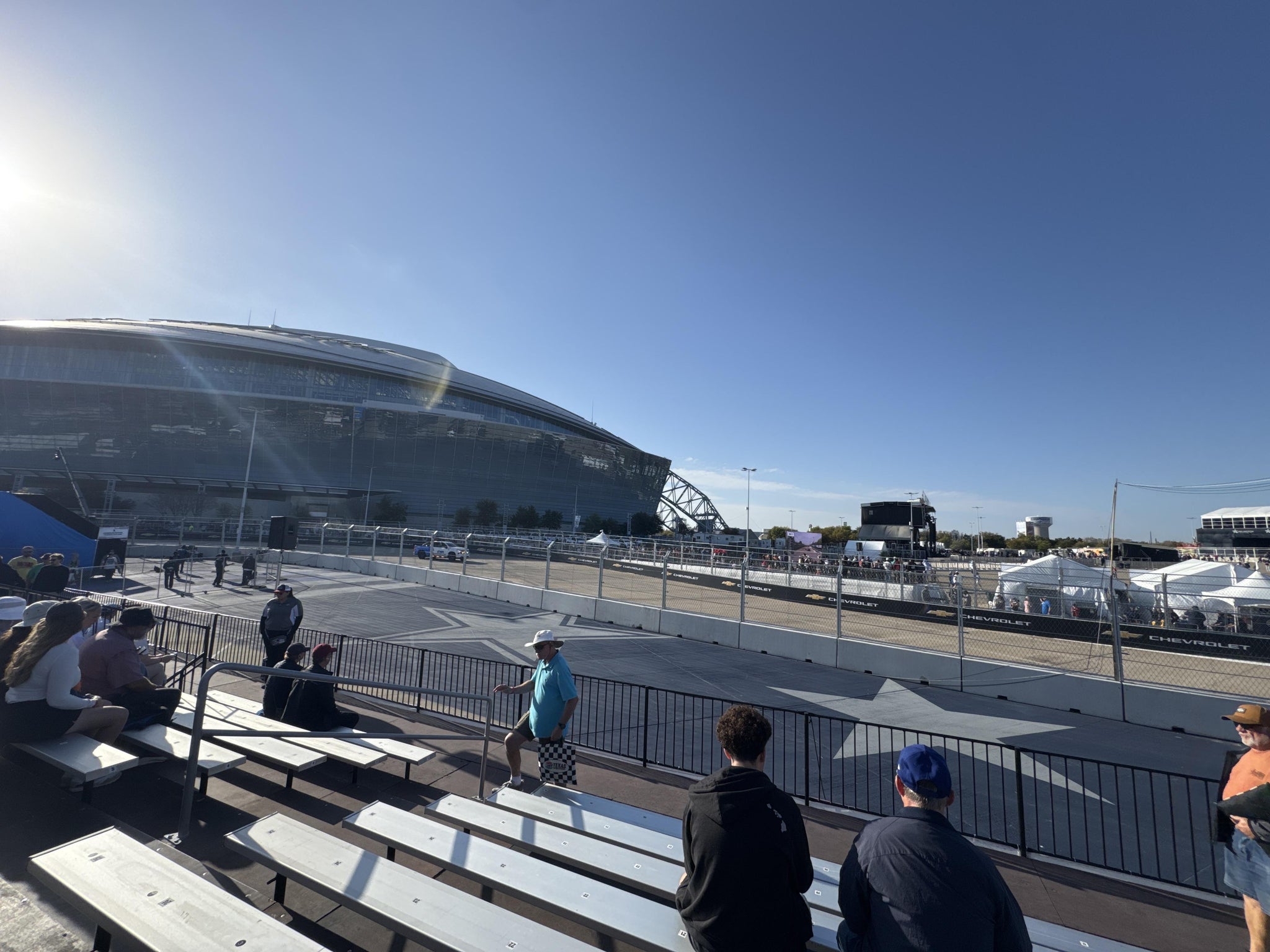 Real Fan View taken from Horseshoe Grandstand 3 Section C at AT&T Stadium by Conor R
