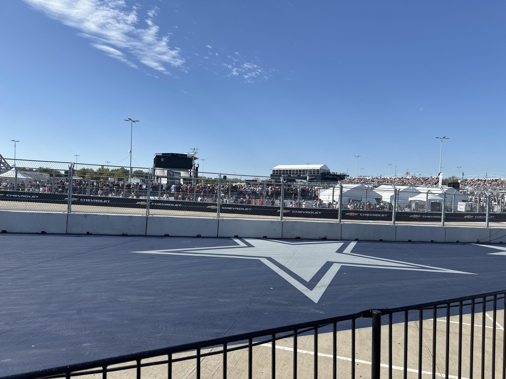 Real Fan View taken from Horseshoe Grandstand 3 Section E at AT&T Stadium by Johann S