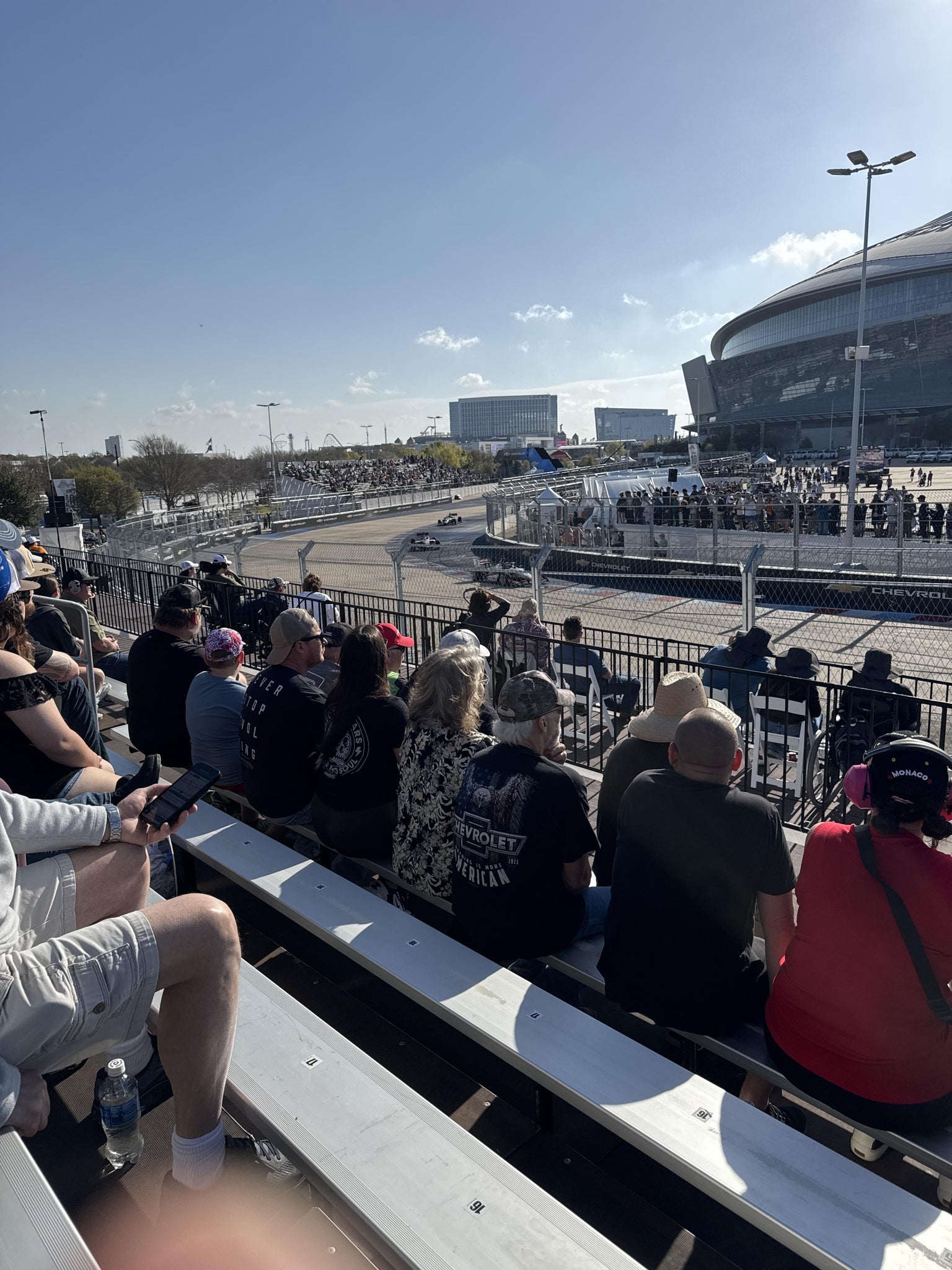 Real Fan View taken from Horseshoe Grandstand 4 Section C at AT&T Stadium by Danny S