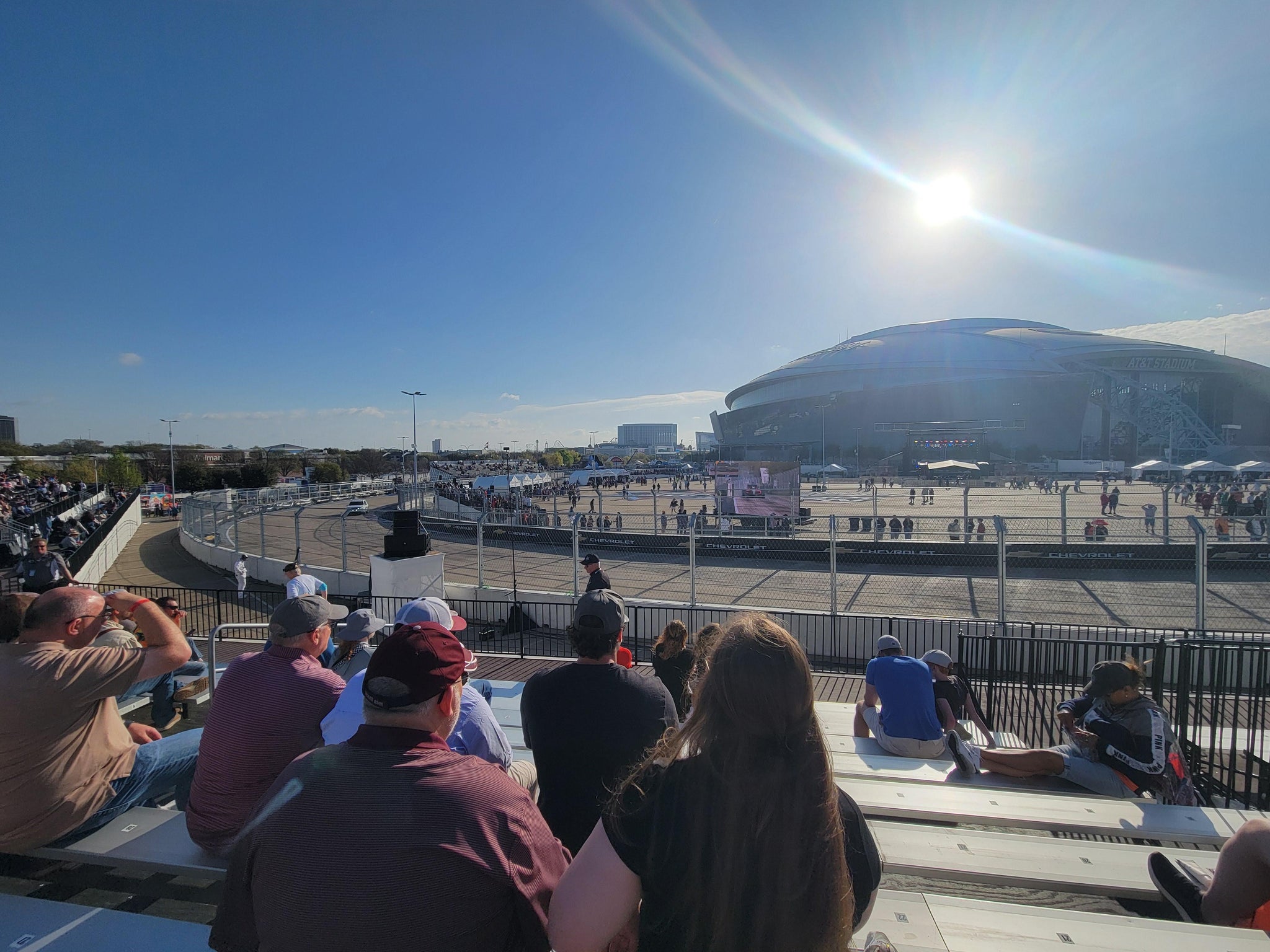 Real Fan View taken from Horseshoe Grandstand 5 Section B at AT&T Stadium by Rene P