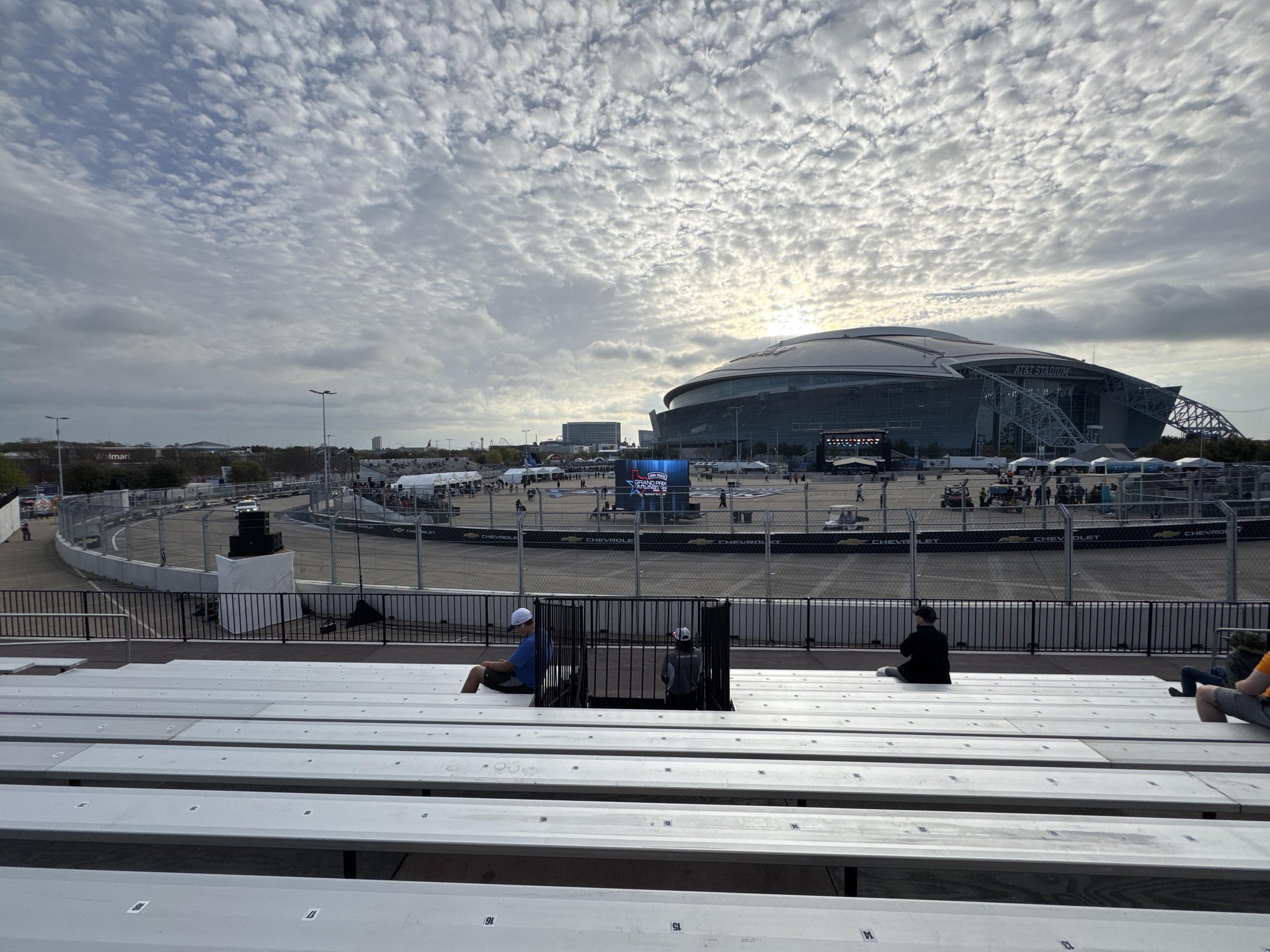 Real Fan View taken from Horseshoe Grandstand 5 Section B at AT&T Stadium by Victor R