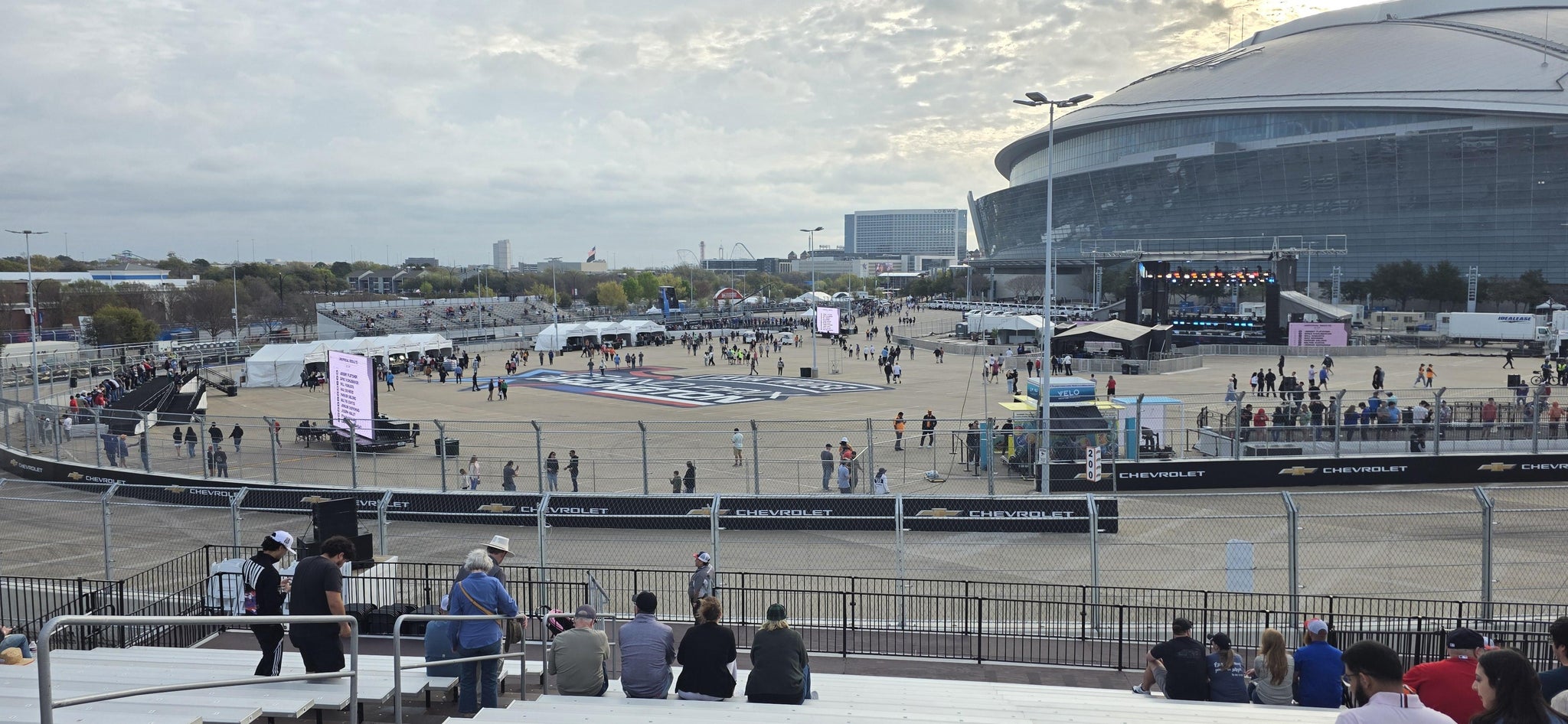 Real Fan View taken from Horseshoe Grandstand 6 Section D at AT&T Stadium by Robin W