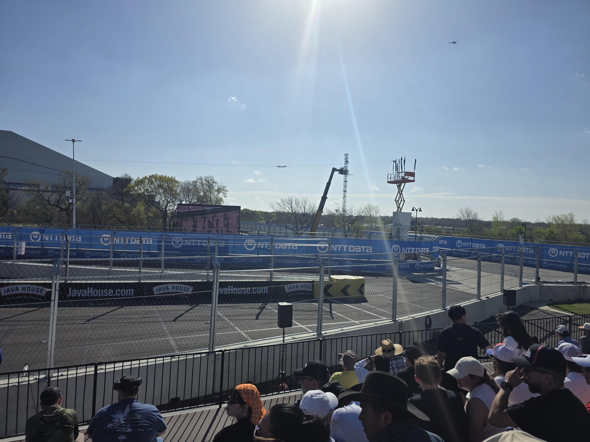 Real Fan View taken from PIT Lane Grandstand 2 Section C at AT&T Stadium by Jason B